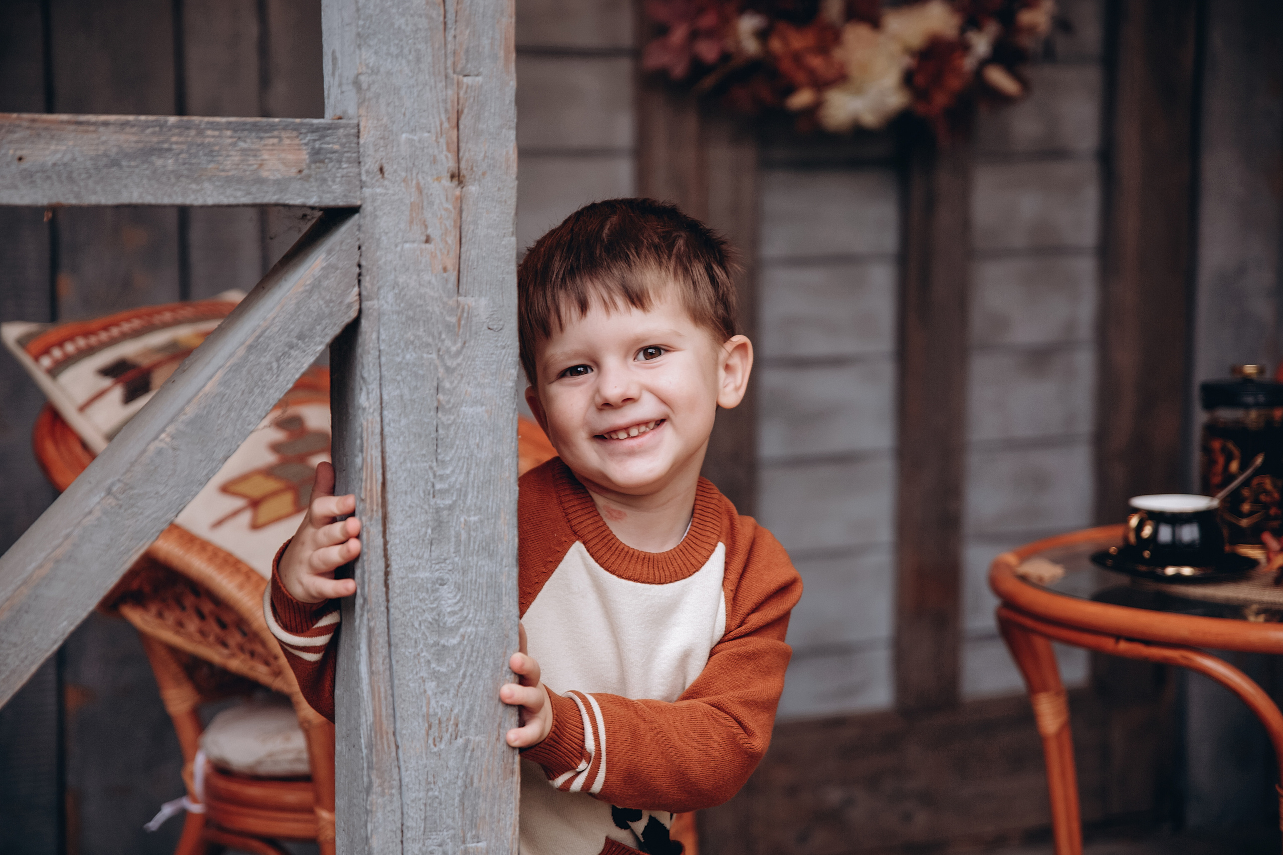 Осенняя фотосессия Виктории, Максима и Макара. Семейный фотограф Ярославль Екатерина Охлопкова