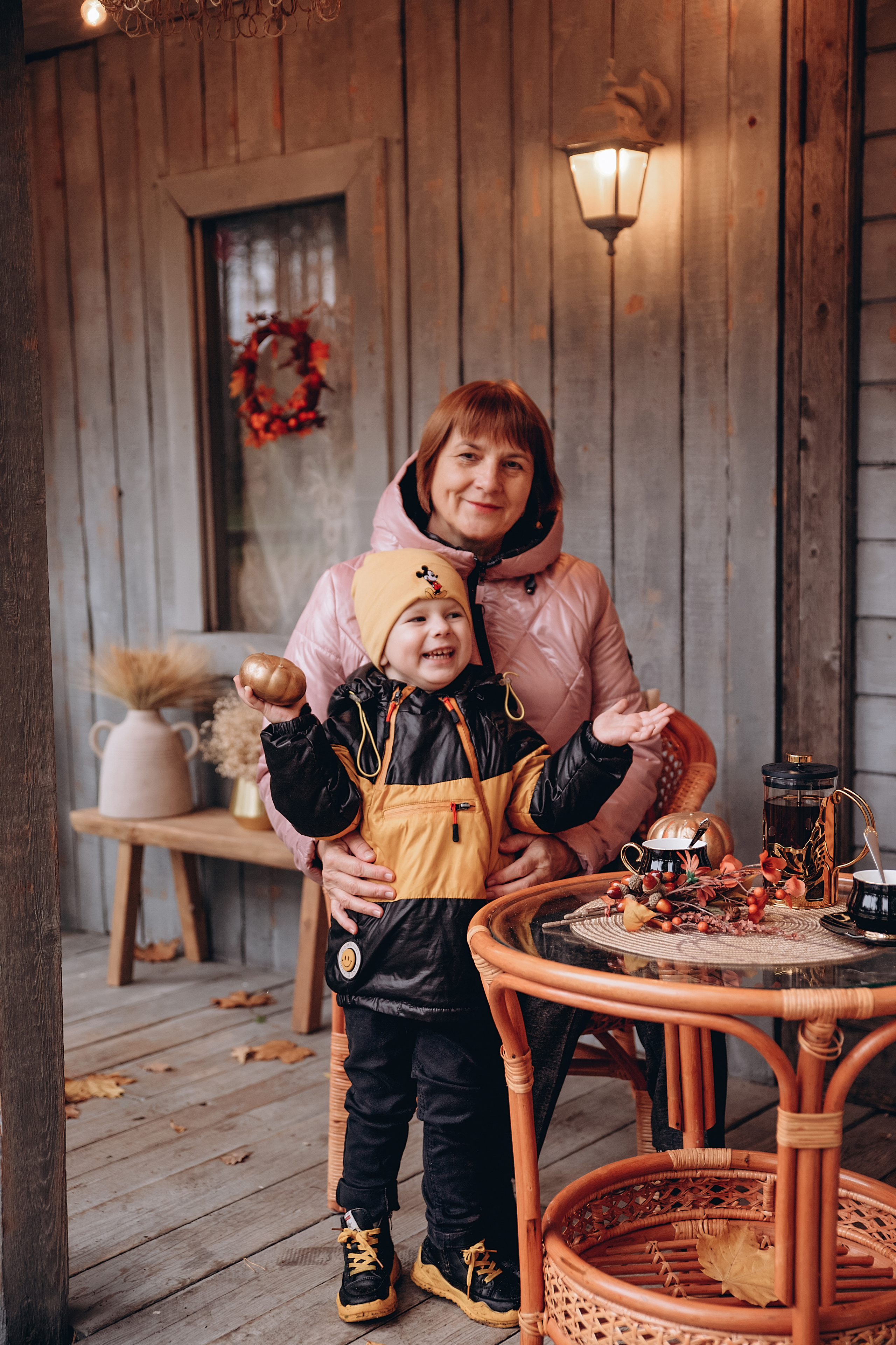 Осенняя фотосессия Виктории, Максима и Макара. Семейный фотограф Ярославль Екатерина Охлопкова