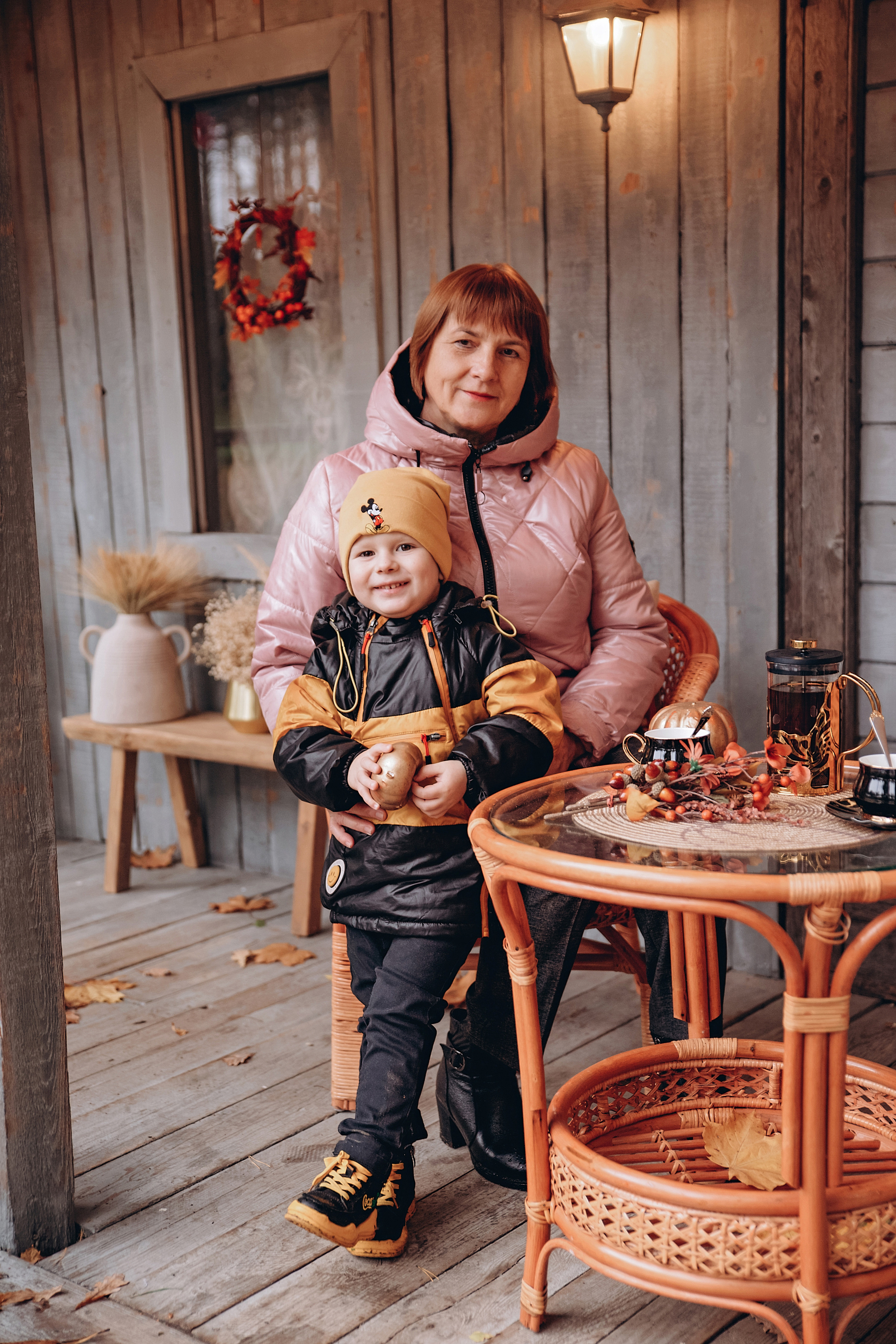 Осенняя фотосессия Виктории, Максима и Макара. Семейный фотограф Ярославль Екатерина Охлопкова