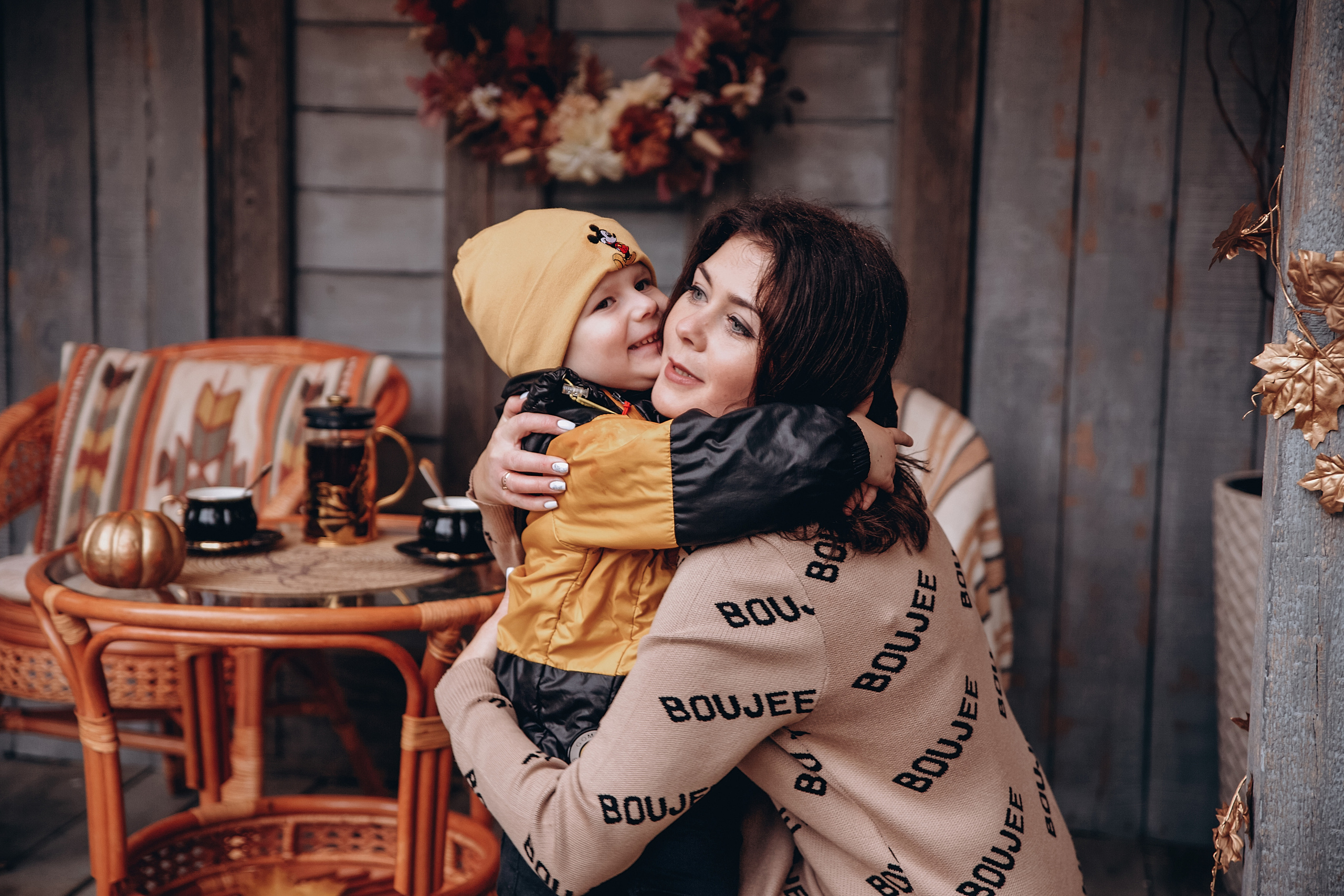 Осенняя фотосессия Виктории, Максима и Макара. Семейный фотограф Ярославль Екатерина Охлопкова