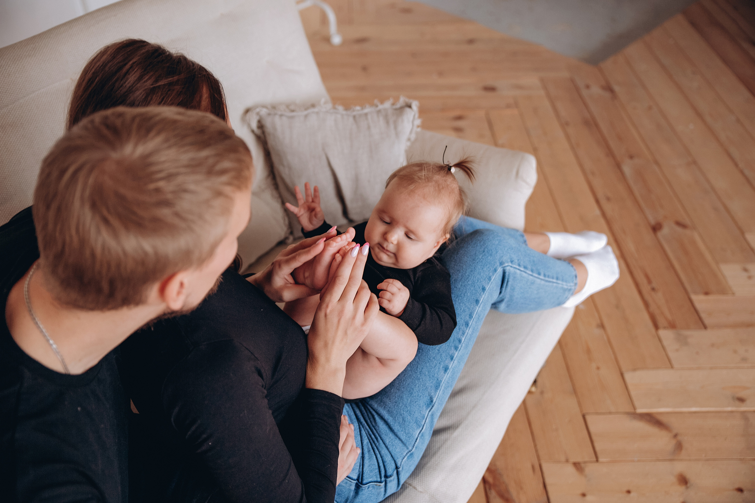 Фотосессия Иры, Паши и Валерии. Семейный фотограф Ярославль Екатерина Охлопкова