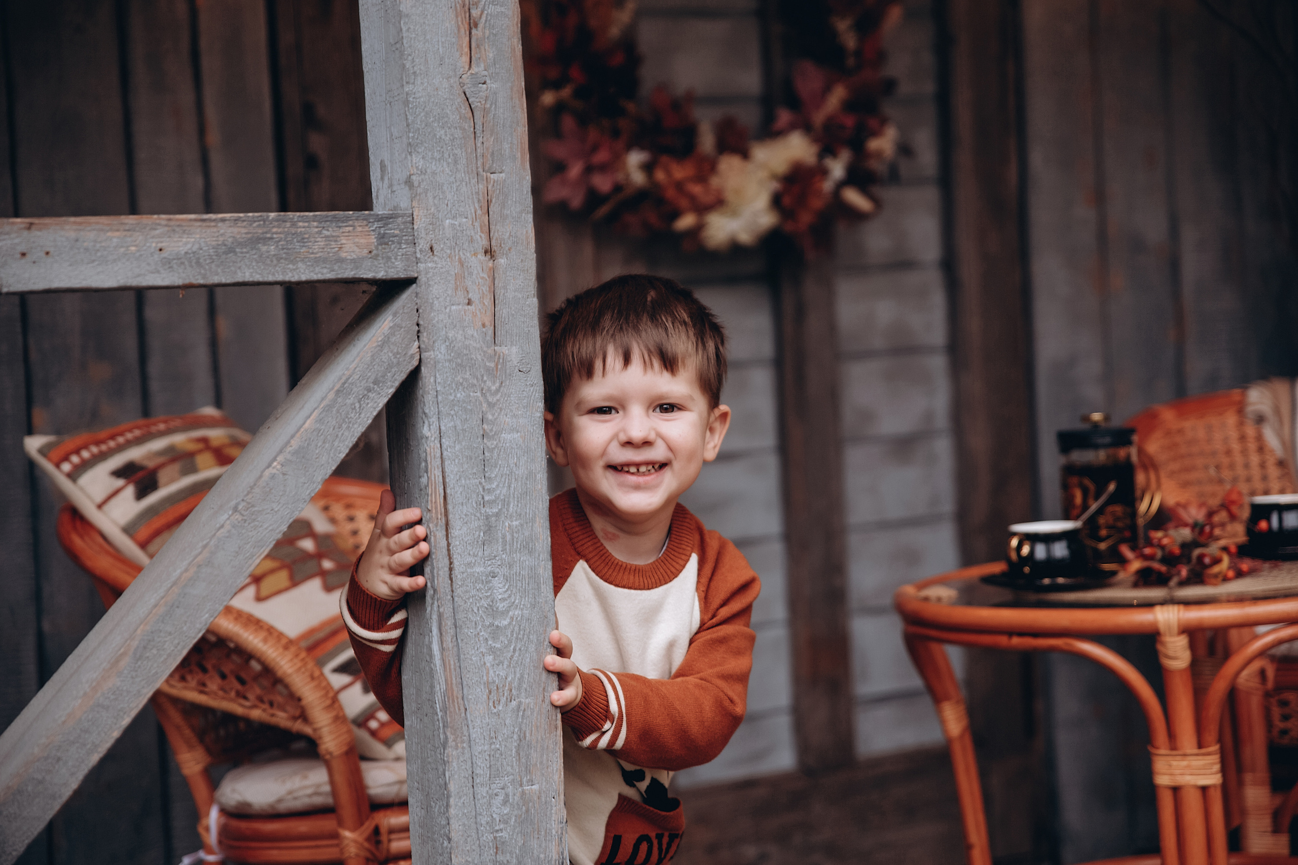 Осенняя фотосессия Виктории, Максима и Макара. Семейный фотограф Ярославль Екатерина Охлопкова