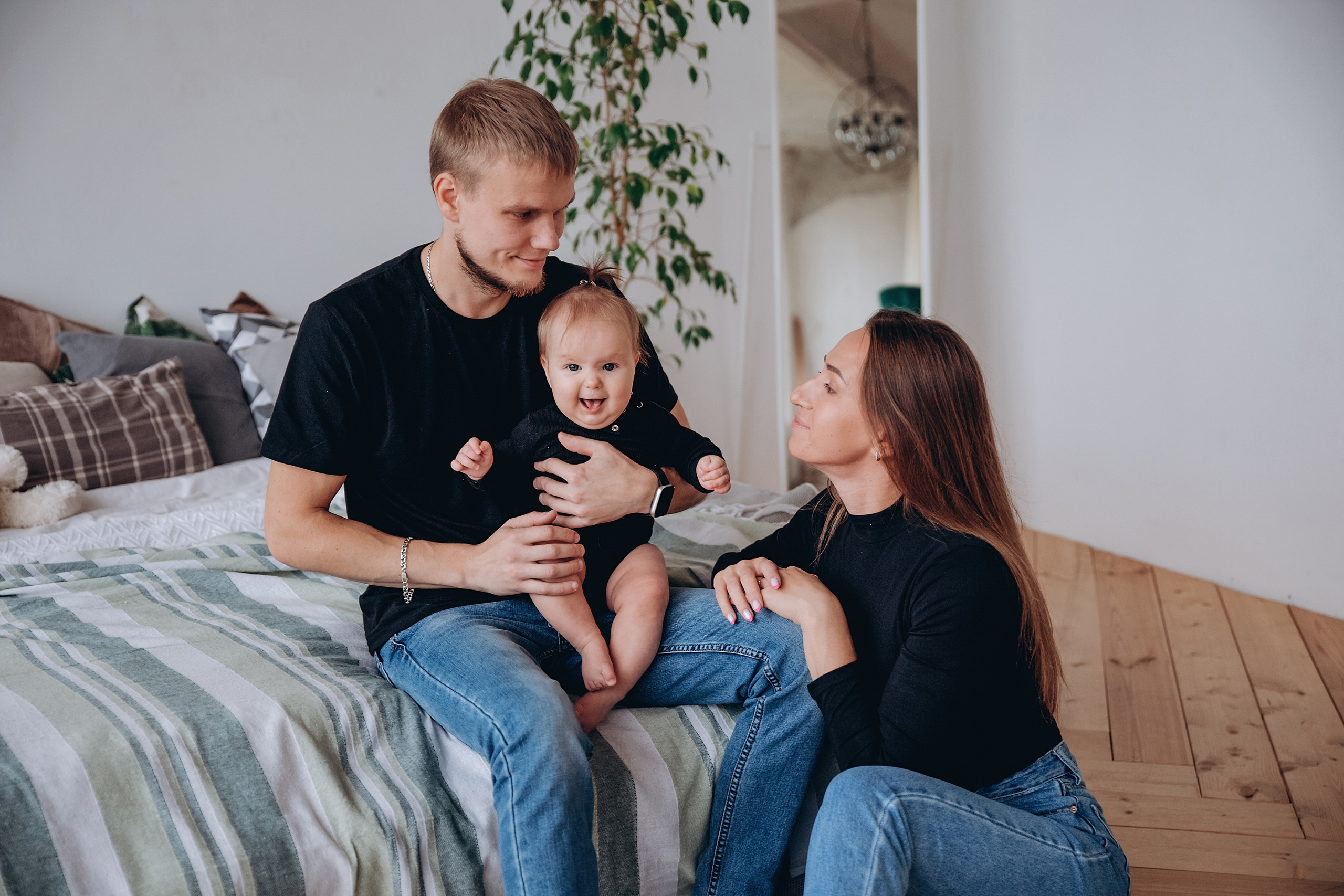 Фотосессия Иры, Паши и Валерии. Семейный фотограф Ярославль Екатерина Охлопкова