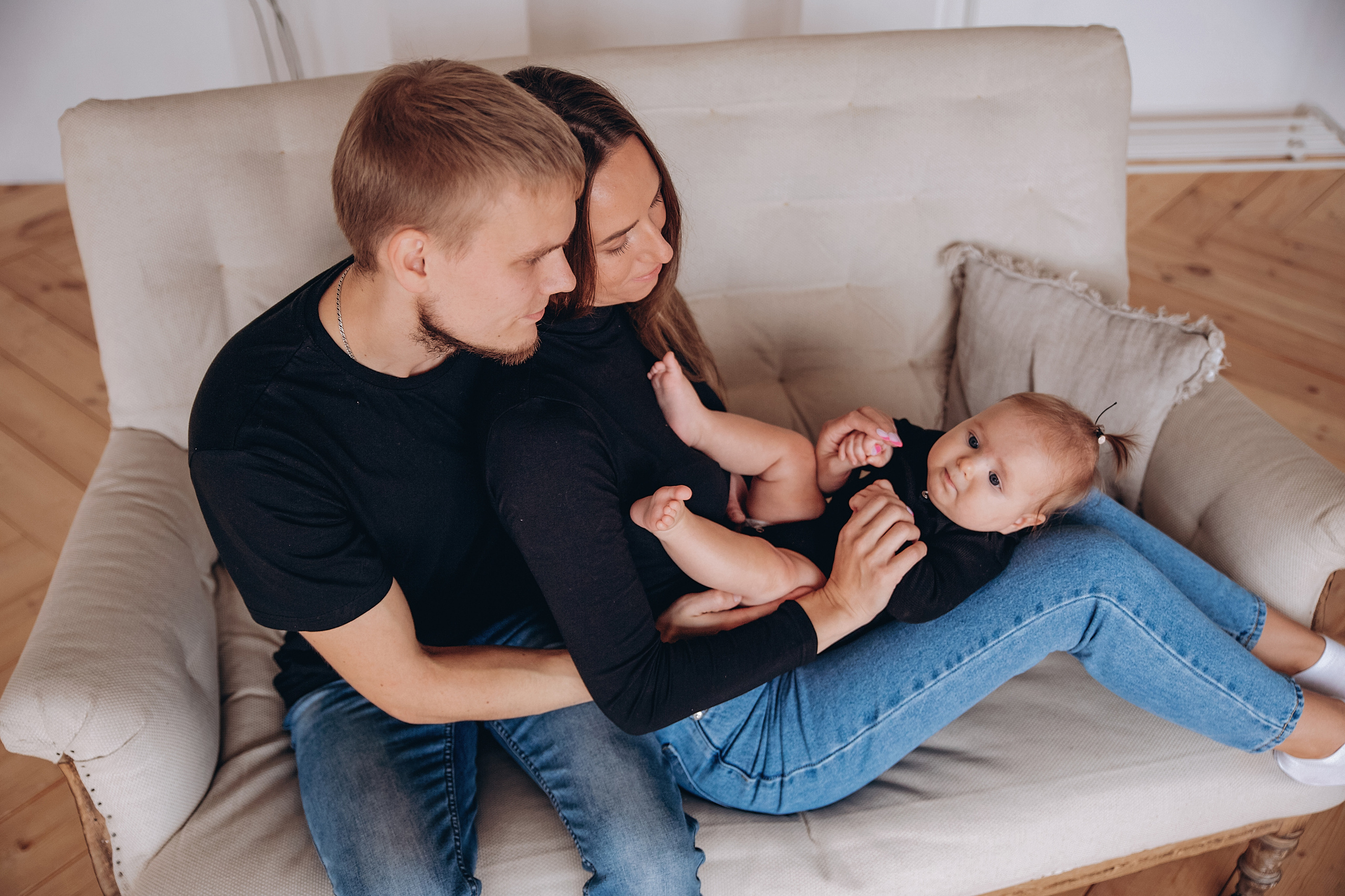 Фотосессия Иры, Паши и Валерии. Семейный фотограф Ярославль Екатерина Охлопкова