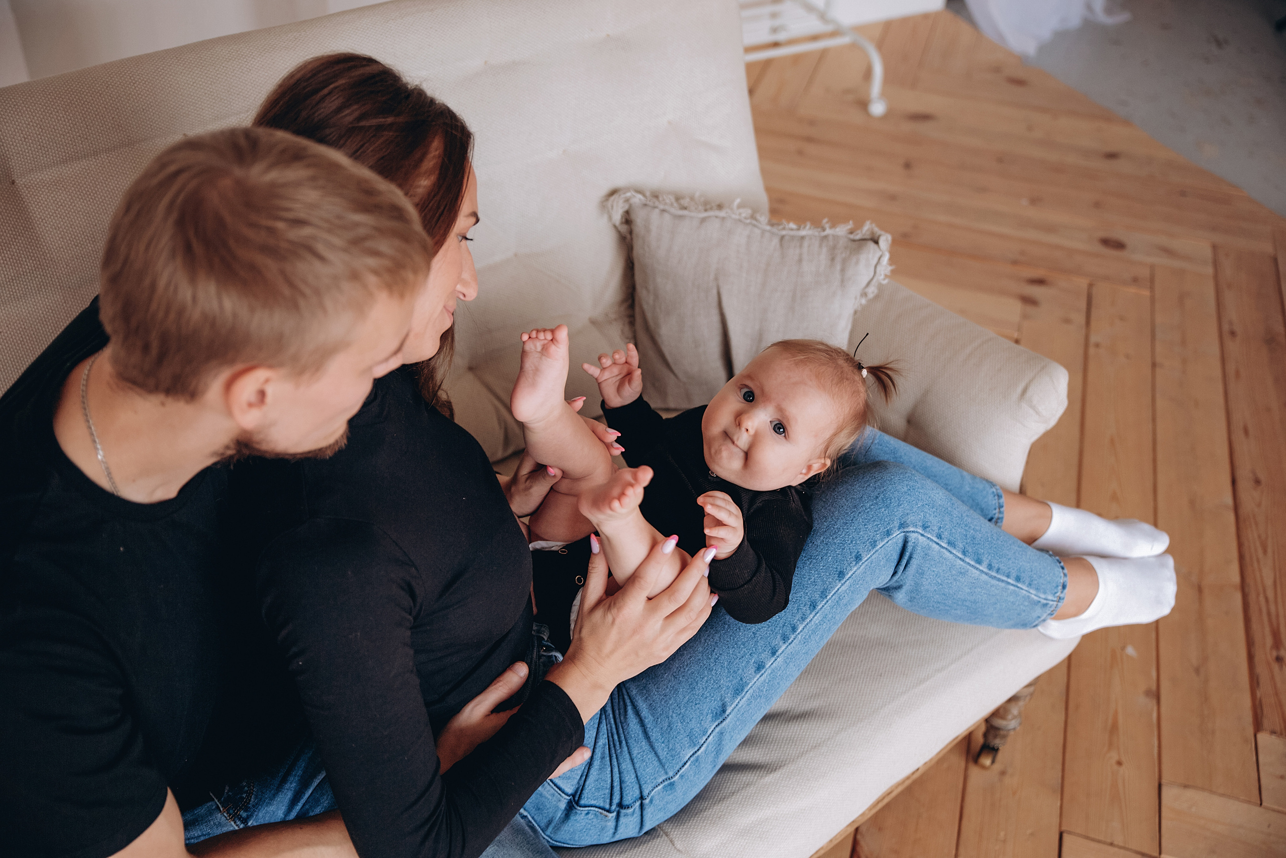 Фотосессия Иры, Паши и Валерии. Семейный фотограф Ярославль Екатерина Охлопкова