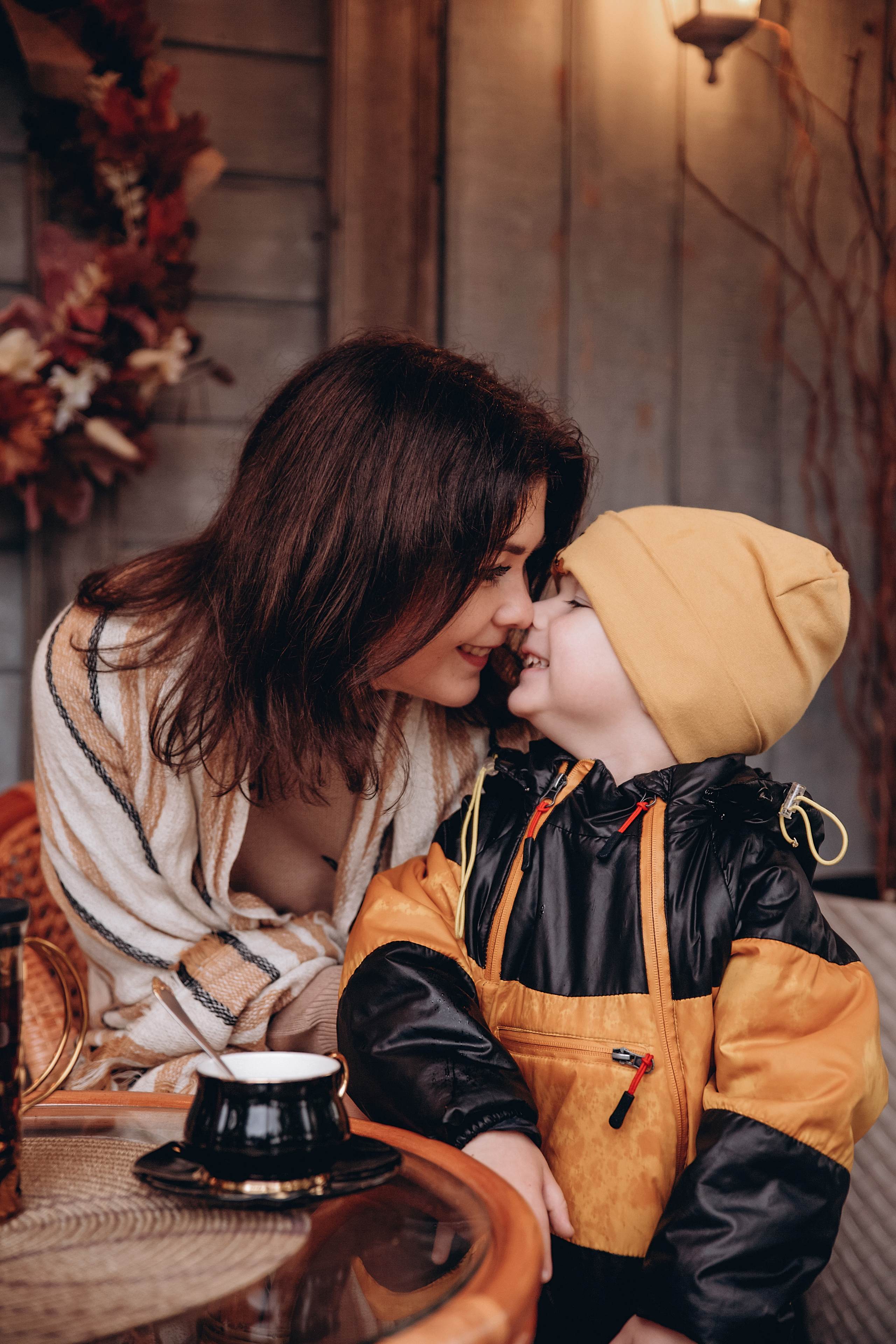 Осенняя фотосессия Виктории, Максима и Макара. Семейный фотограф Ярославль Екатерина Охлопкова