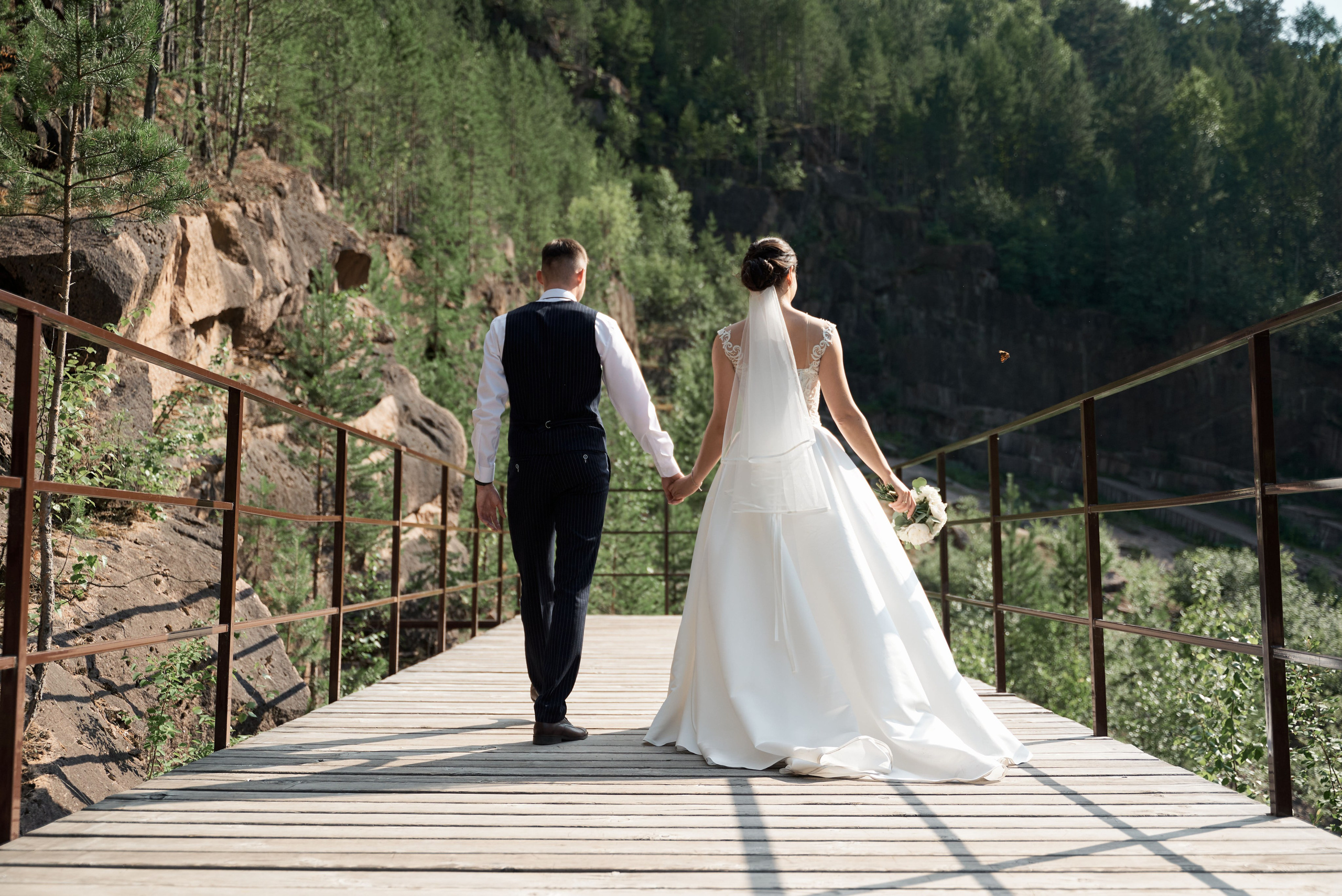 Гранитный карьер. Свадебный фотограф Александр Браво