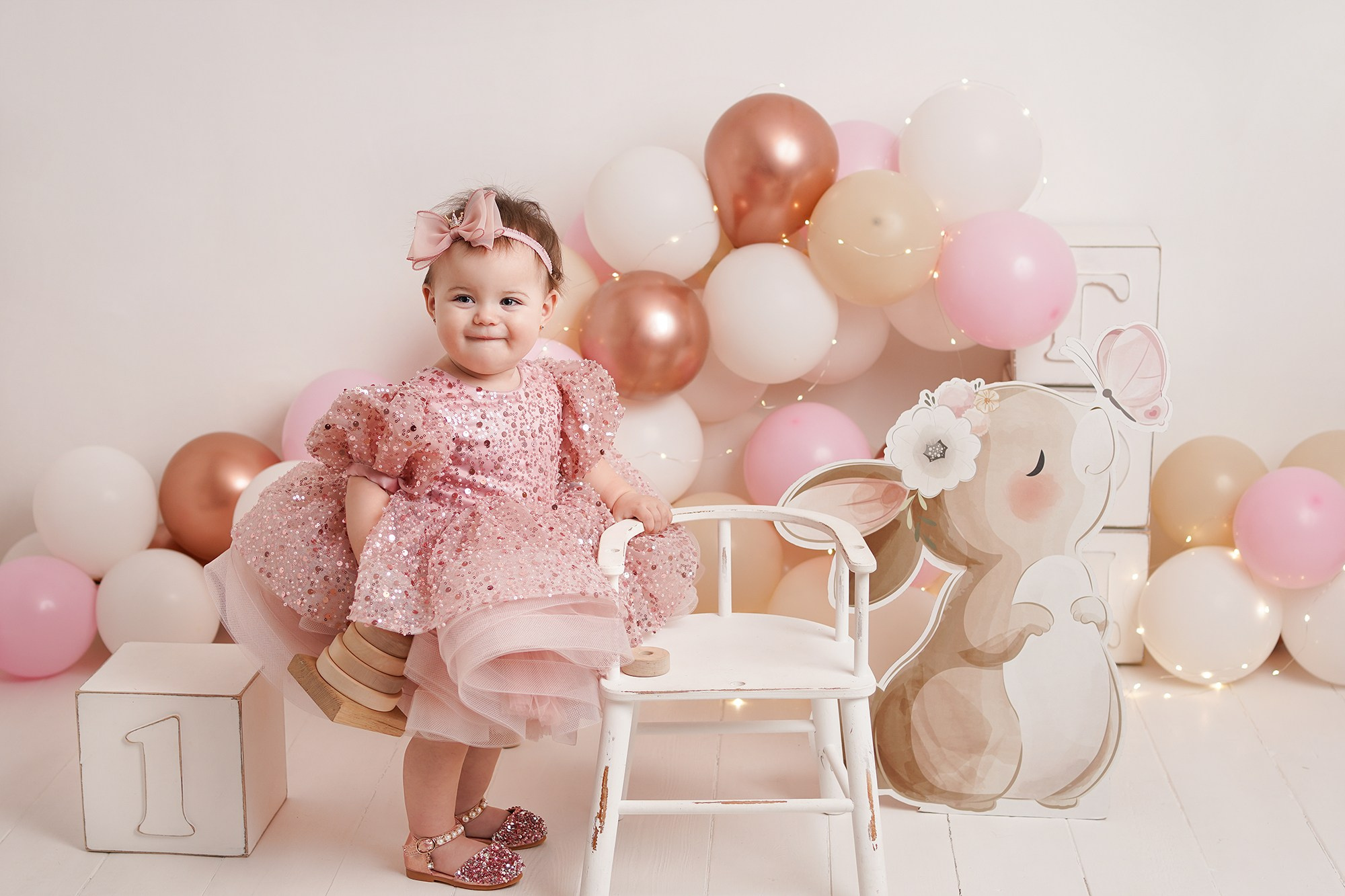 Детская фотосессия Первый год для девочек. Детский фотограф и фотограф новорожденных в Калининград Оксана Иваний
