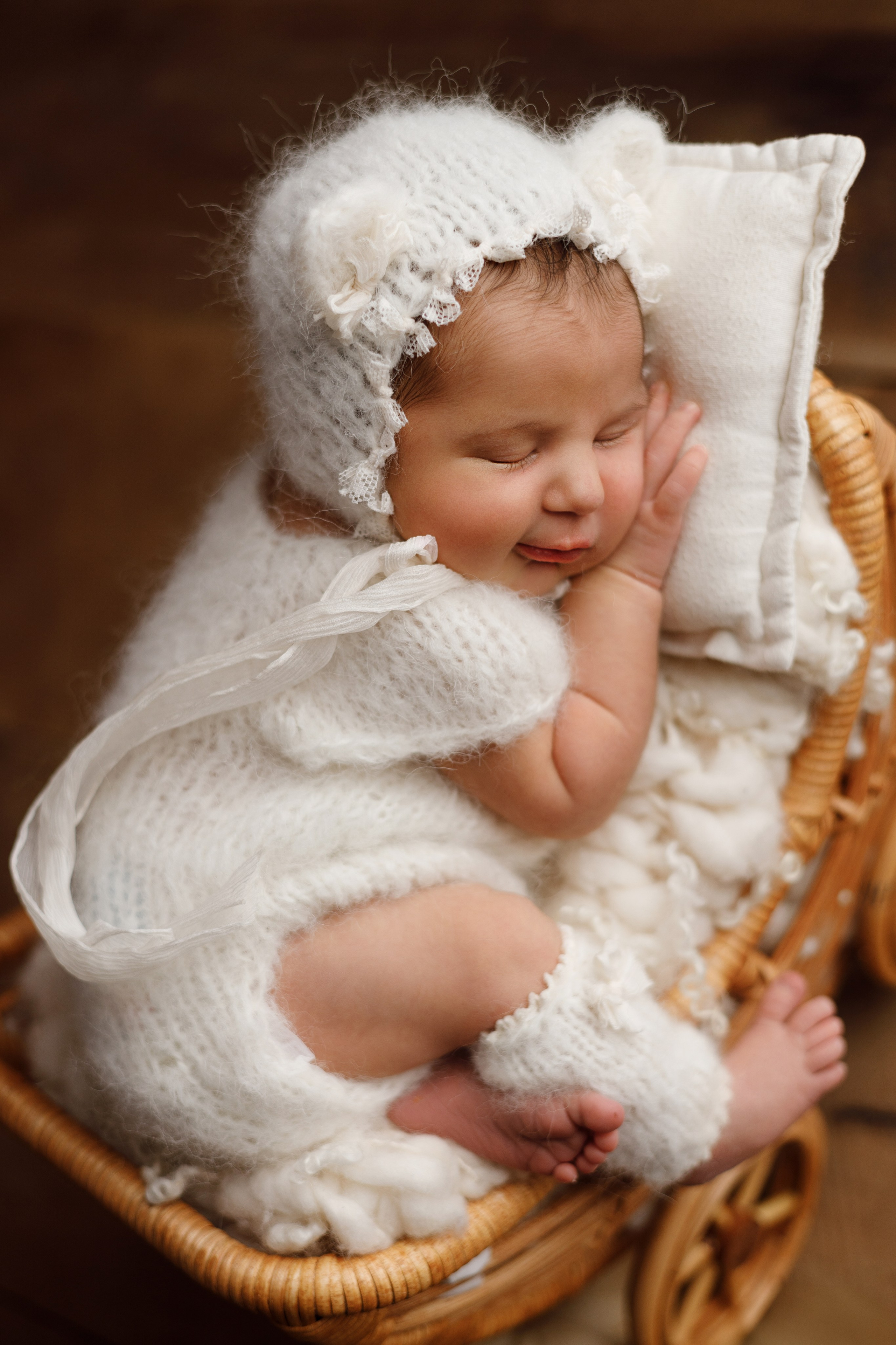 Новорожденные. Алена. Профессиональная детская и семейная фотостудия в Краснодаре