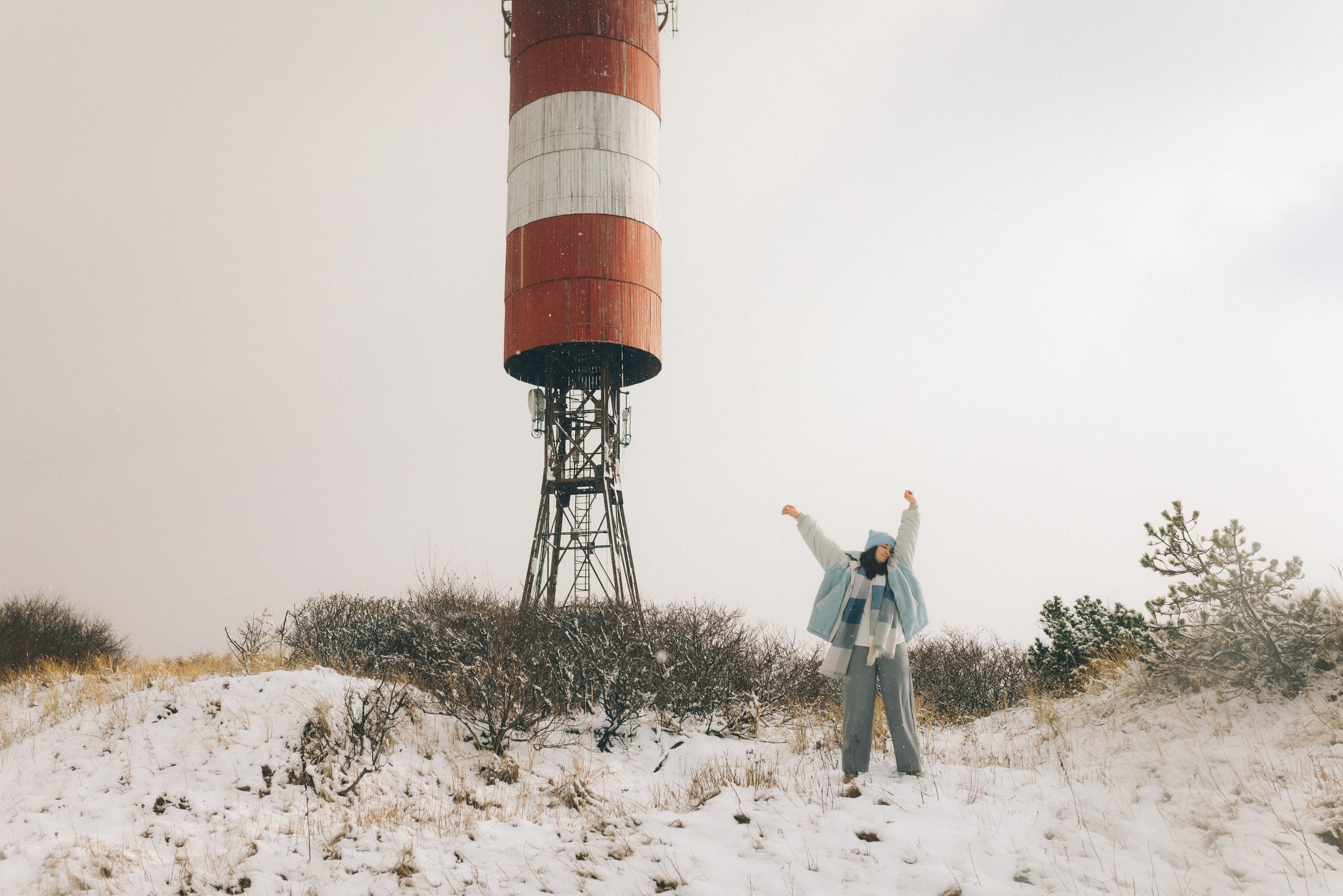 Маша и зима на Балтике. Фотограф Зеленоградск Красильникова Елена