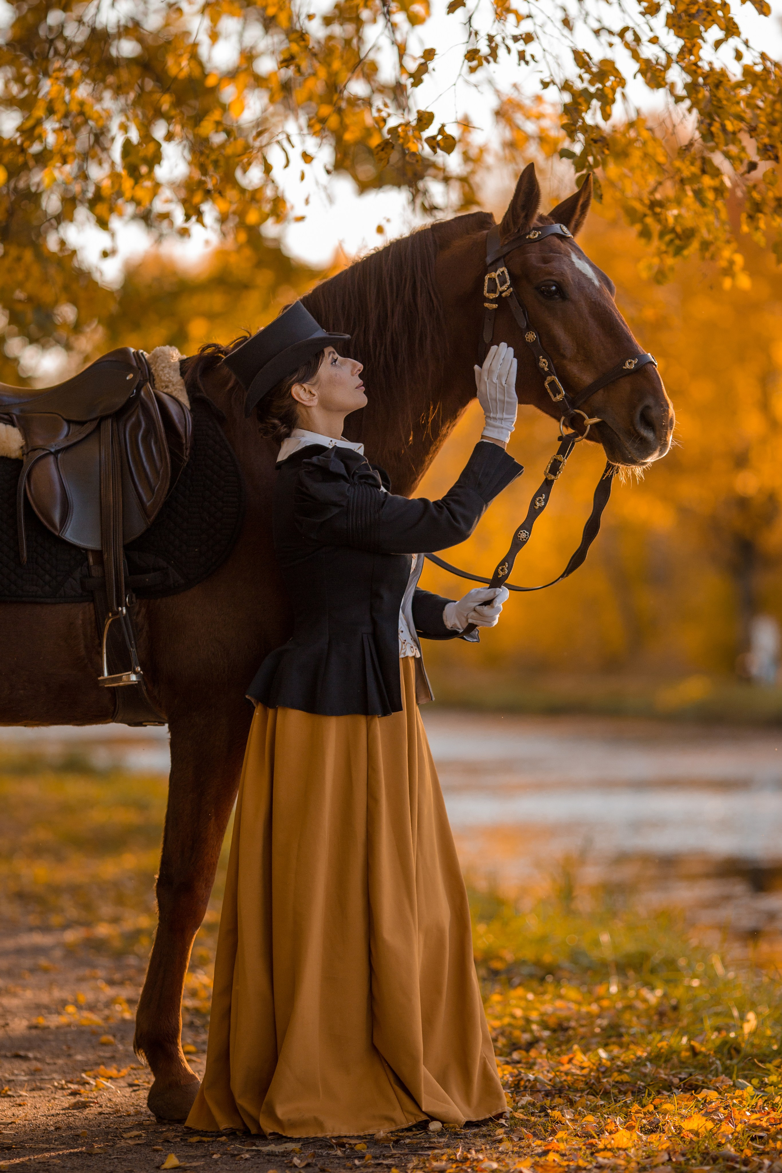 Фотосессия в историческом стиле с борзыми