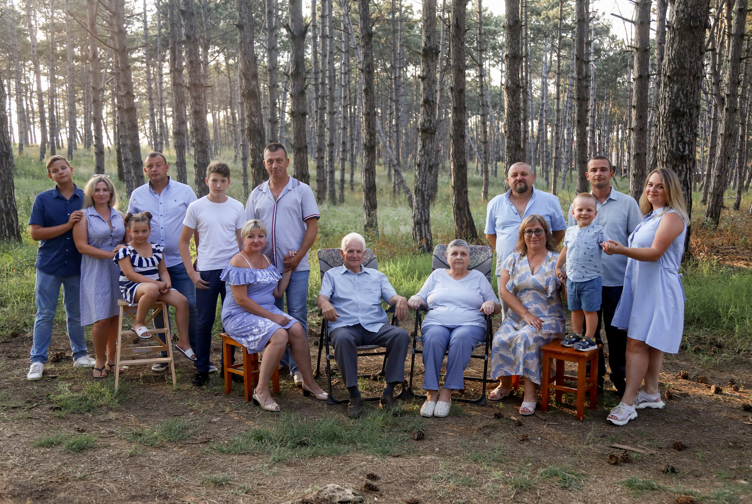 Фотосессия больших семей. Свадебный и семейный фотограф в Севастополе и Крыму Анастасия Сураева