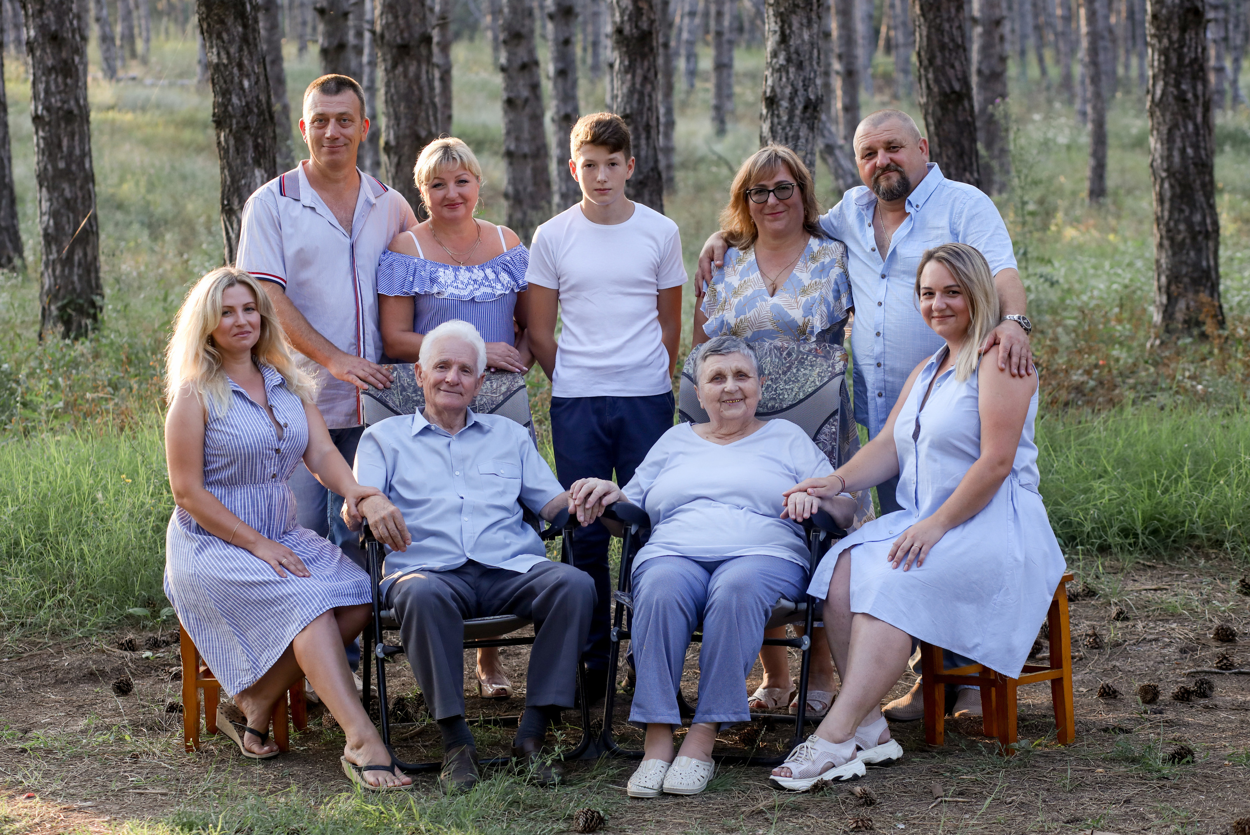 Фотосессия больших семей. Свадебный и семейный фотограф в Севастополе и Крыму Анастасия Сураева