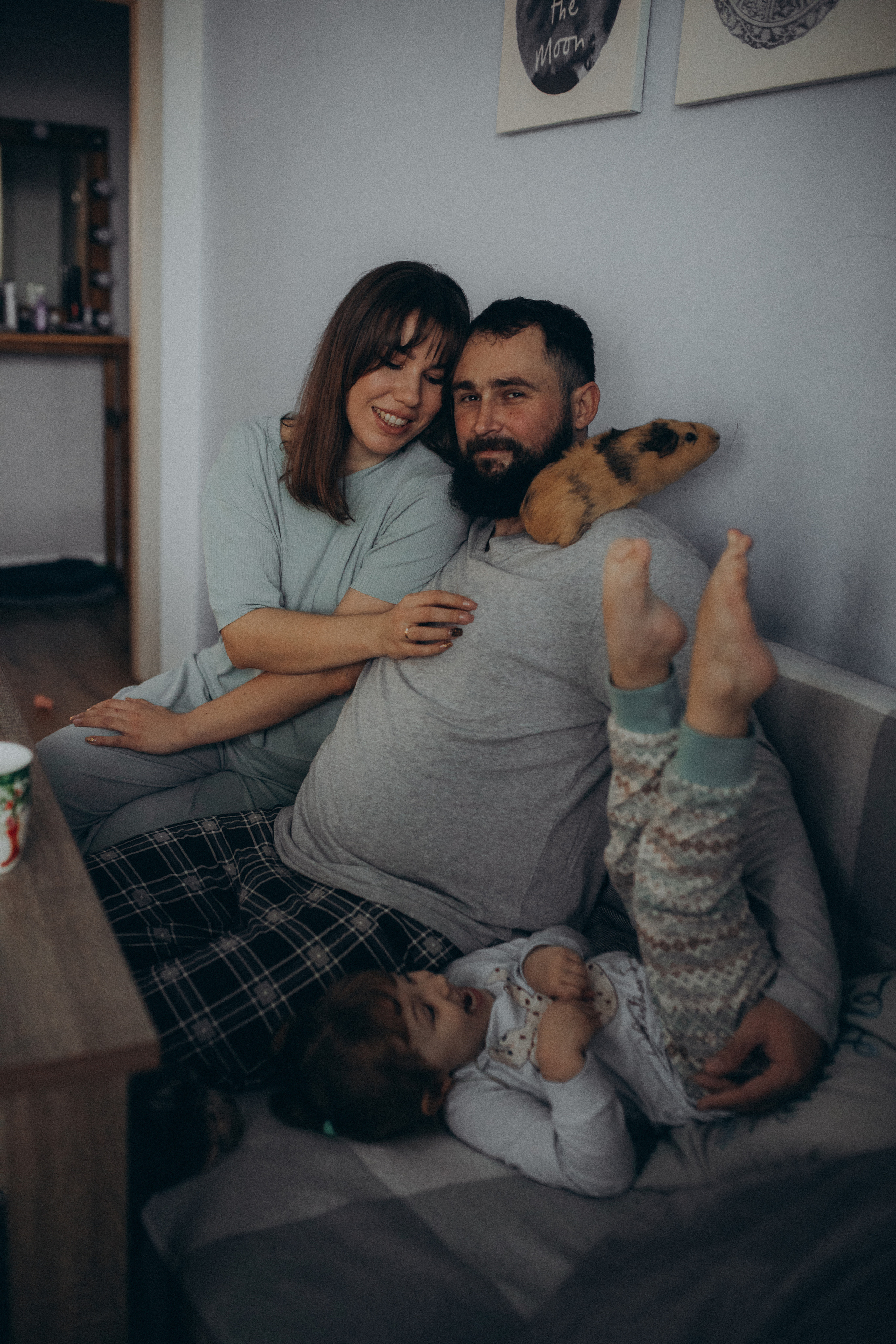 Домашняя съемка в канун Рождества. Фотограф новорожденных, детей и беременности г. Волгодонск Дарья Илькова