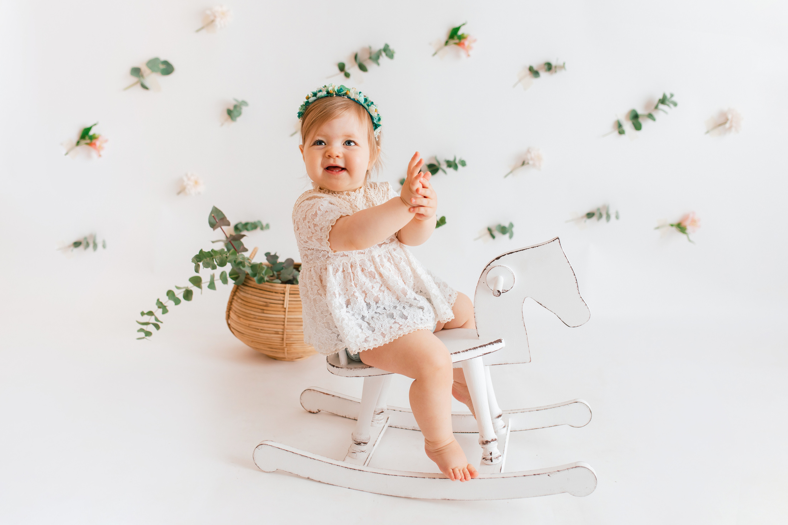 Первый годик Анюты. Фотограф новорожденных, детей и беременности г. Волгодонск Дарья Илькова