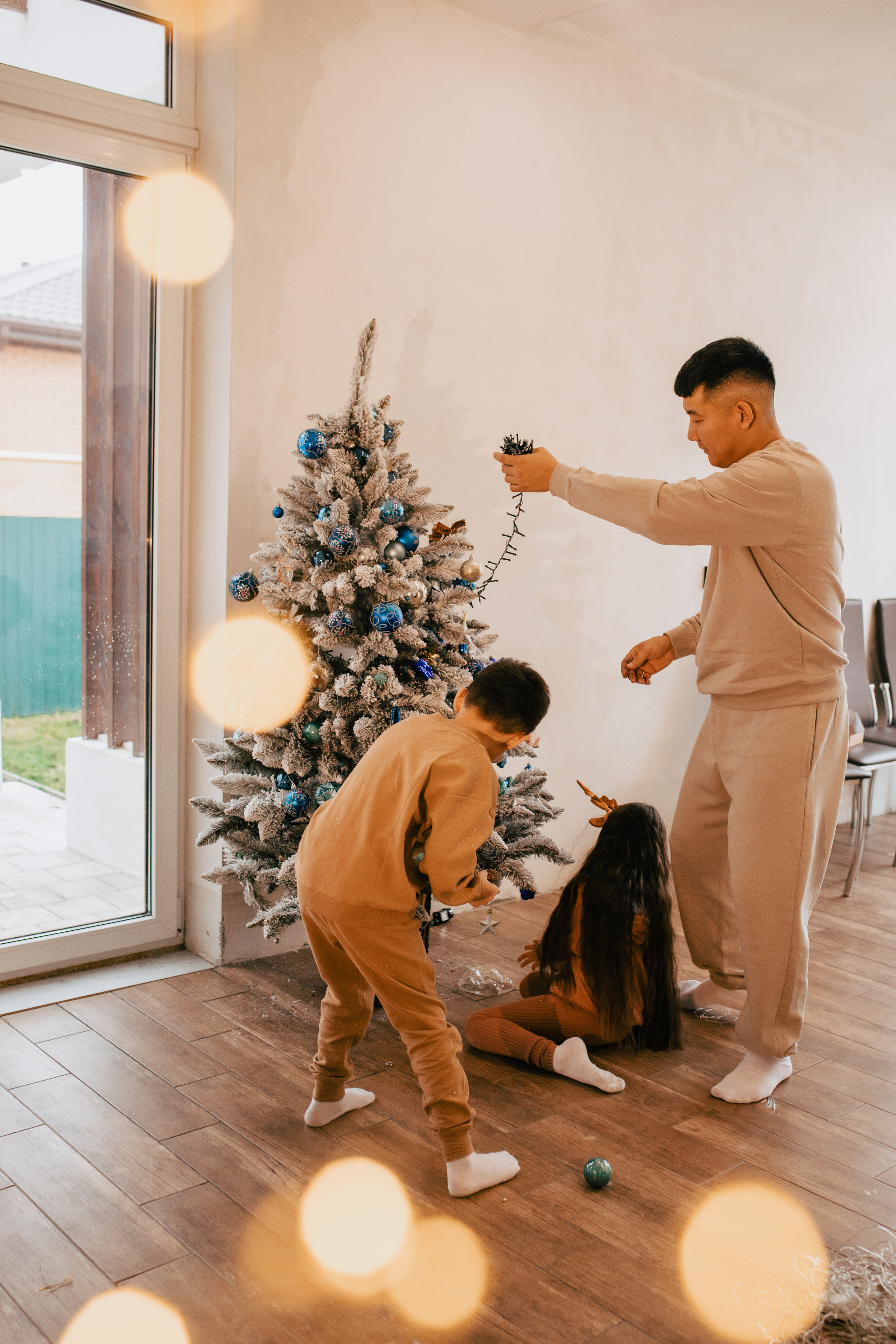 Домашняя съемка большой семьи. Фотограф новорожденных, детей и беременности г. Волгодонск Дарья Илькова