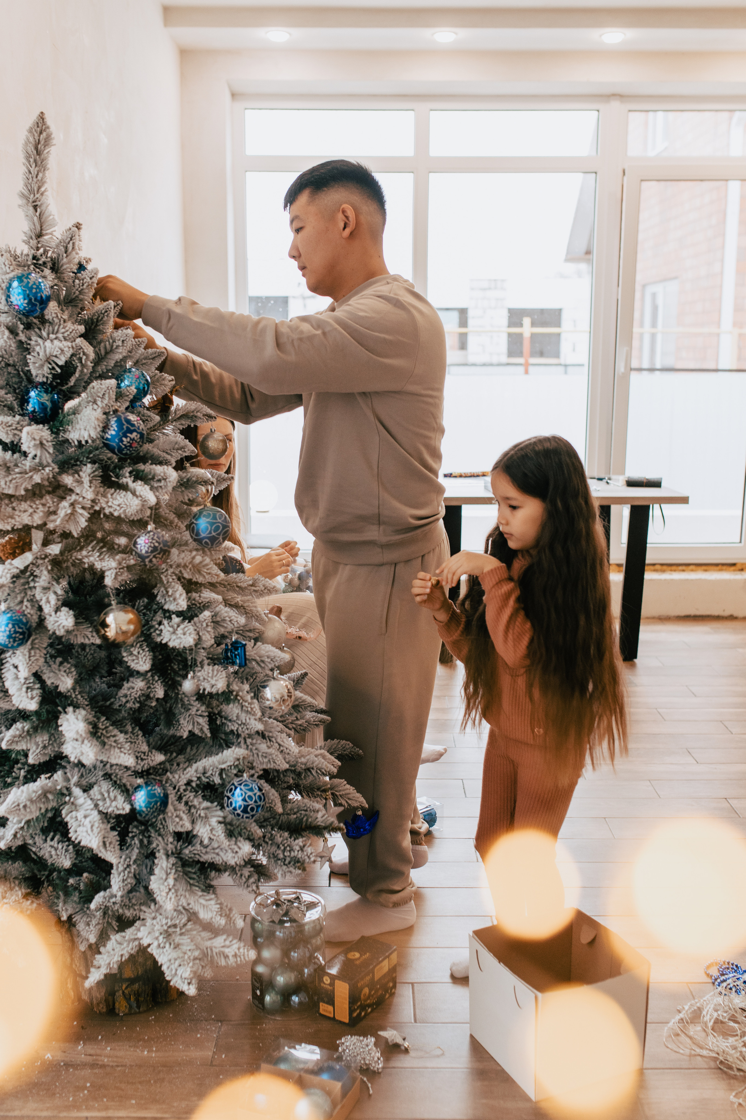 Домашняя съемка большой семьи. Фотограф новорожденных, детей и беременности г. Волгодонск Дарья Илькова