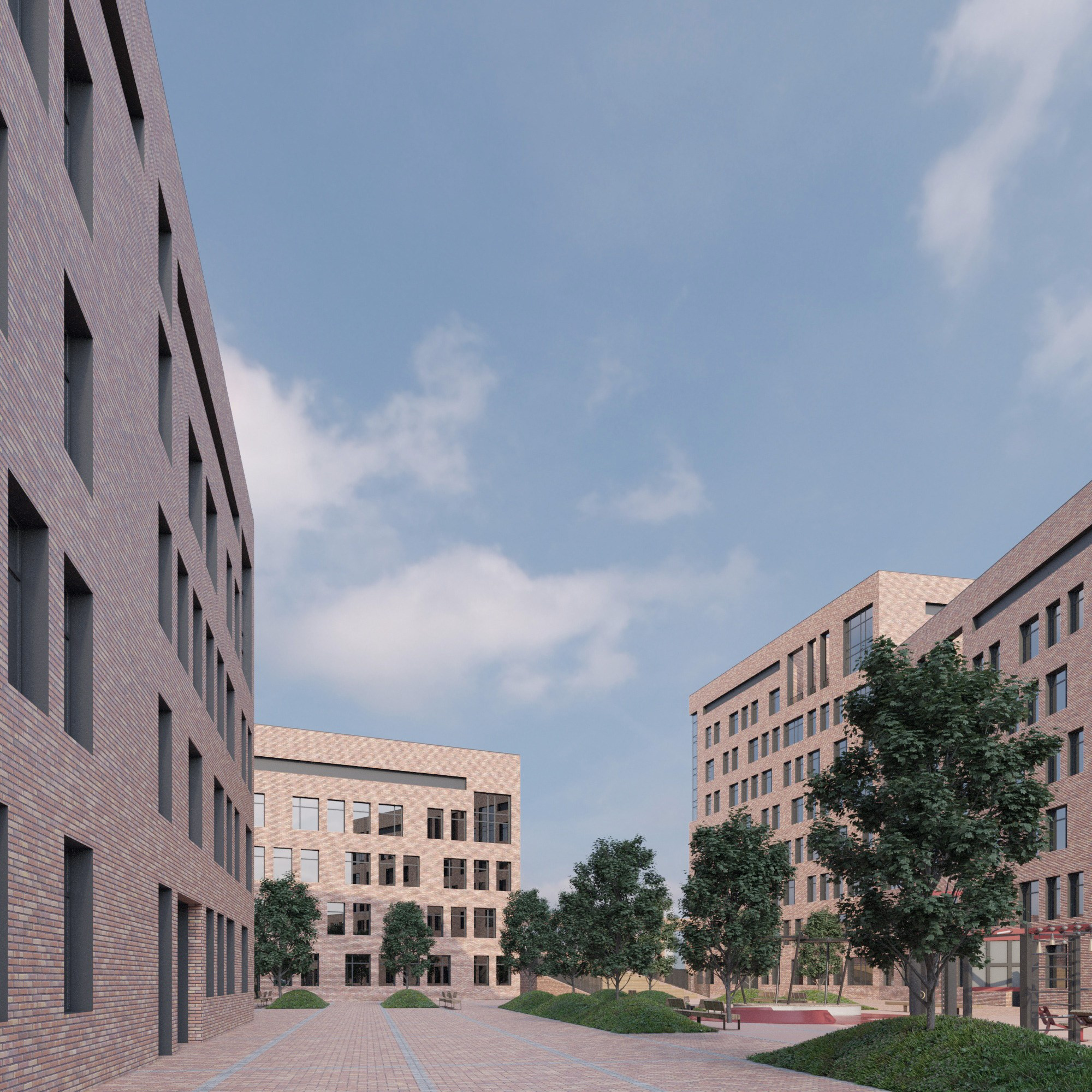 Многоквартирные дома / Dachnaya_GK Вариант 1. SAAS Селиванов Алексей Архитектурная Студия