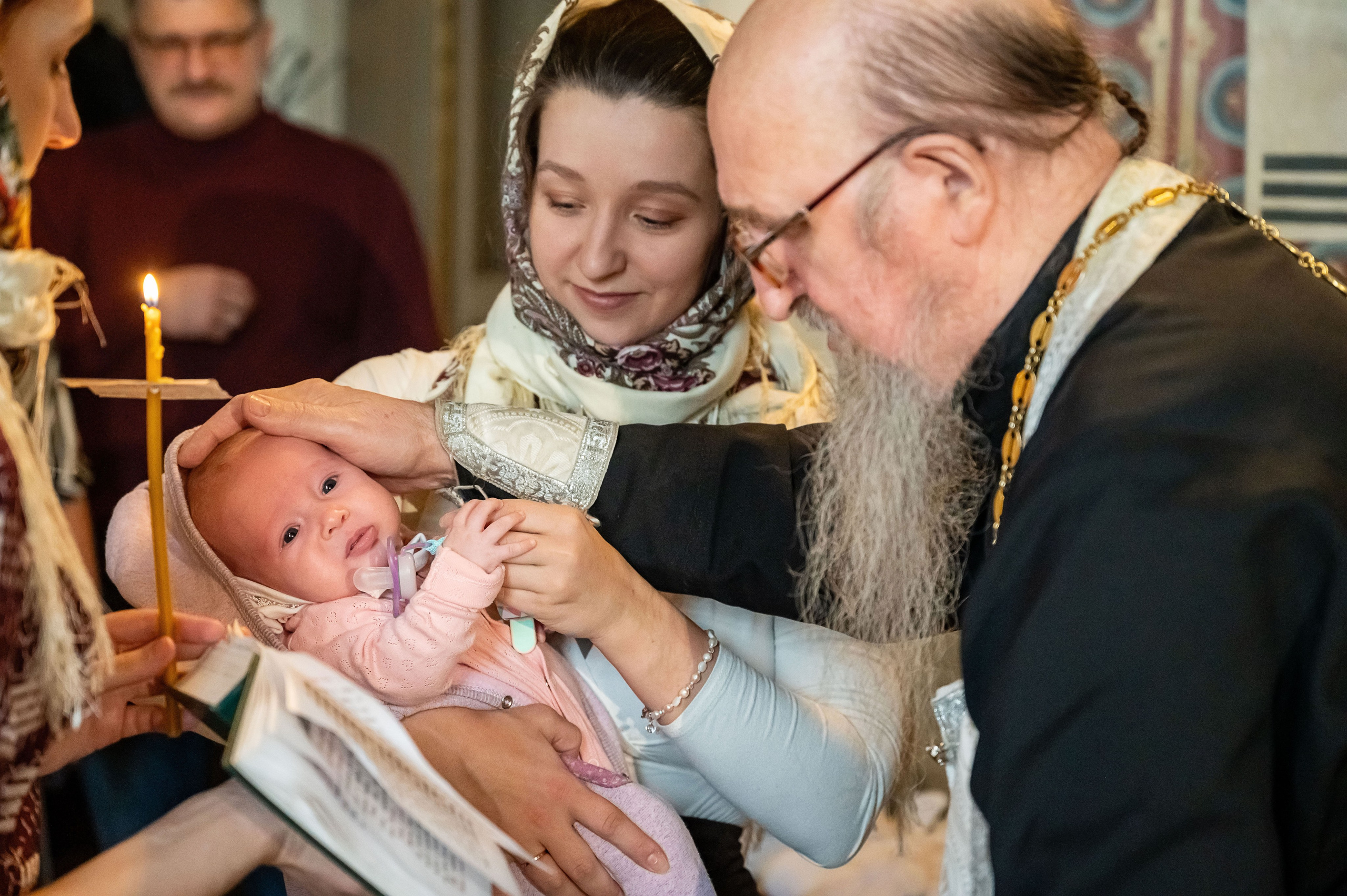 Крещение Ангелины. Семейный фотограф в г. Воскресенск Наталия Молева