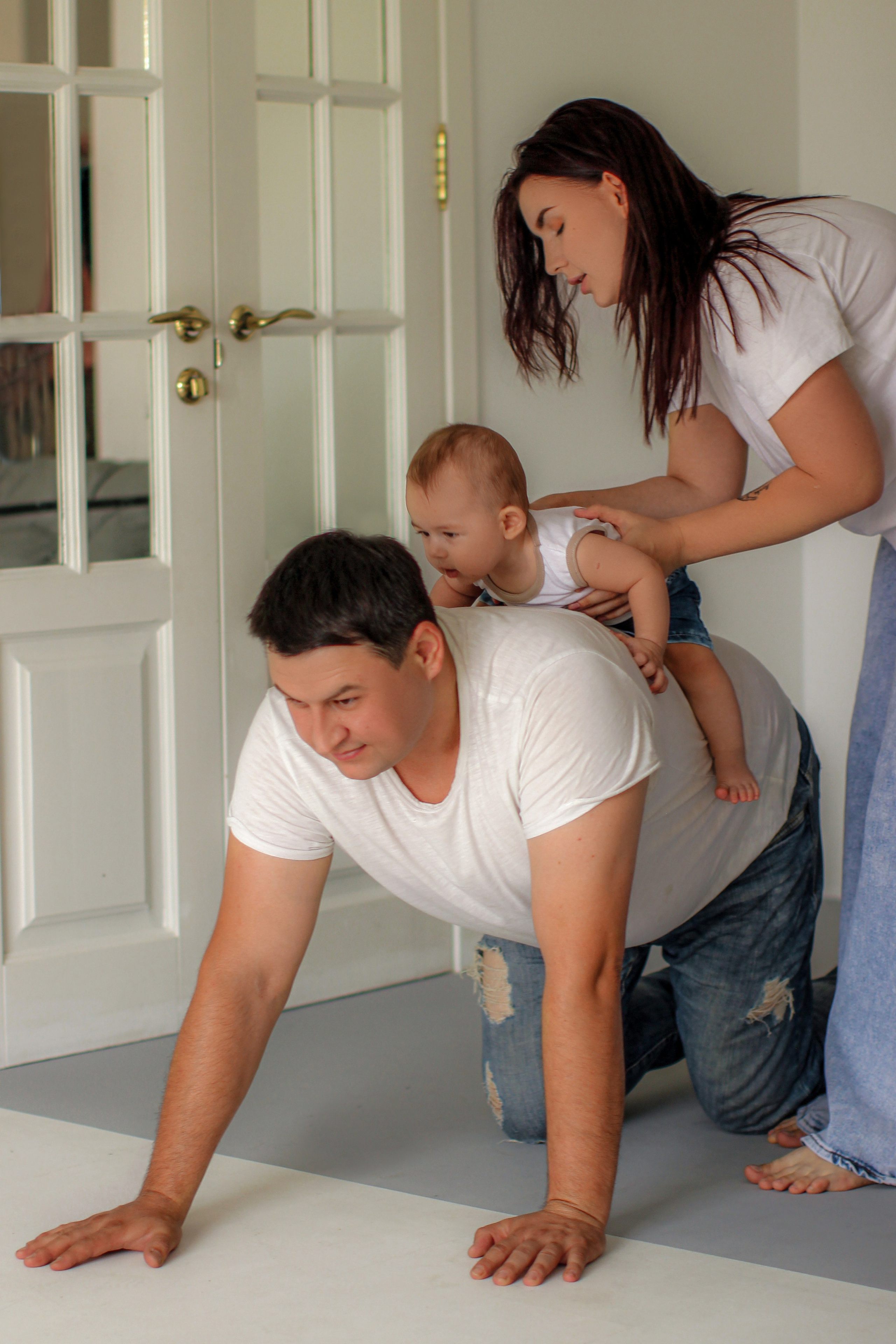 Роман, Елена и Матвей. Семейный и детский newborn фотограф в Ростове-на-Дону Наталья Лебедева