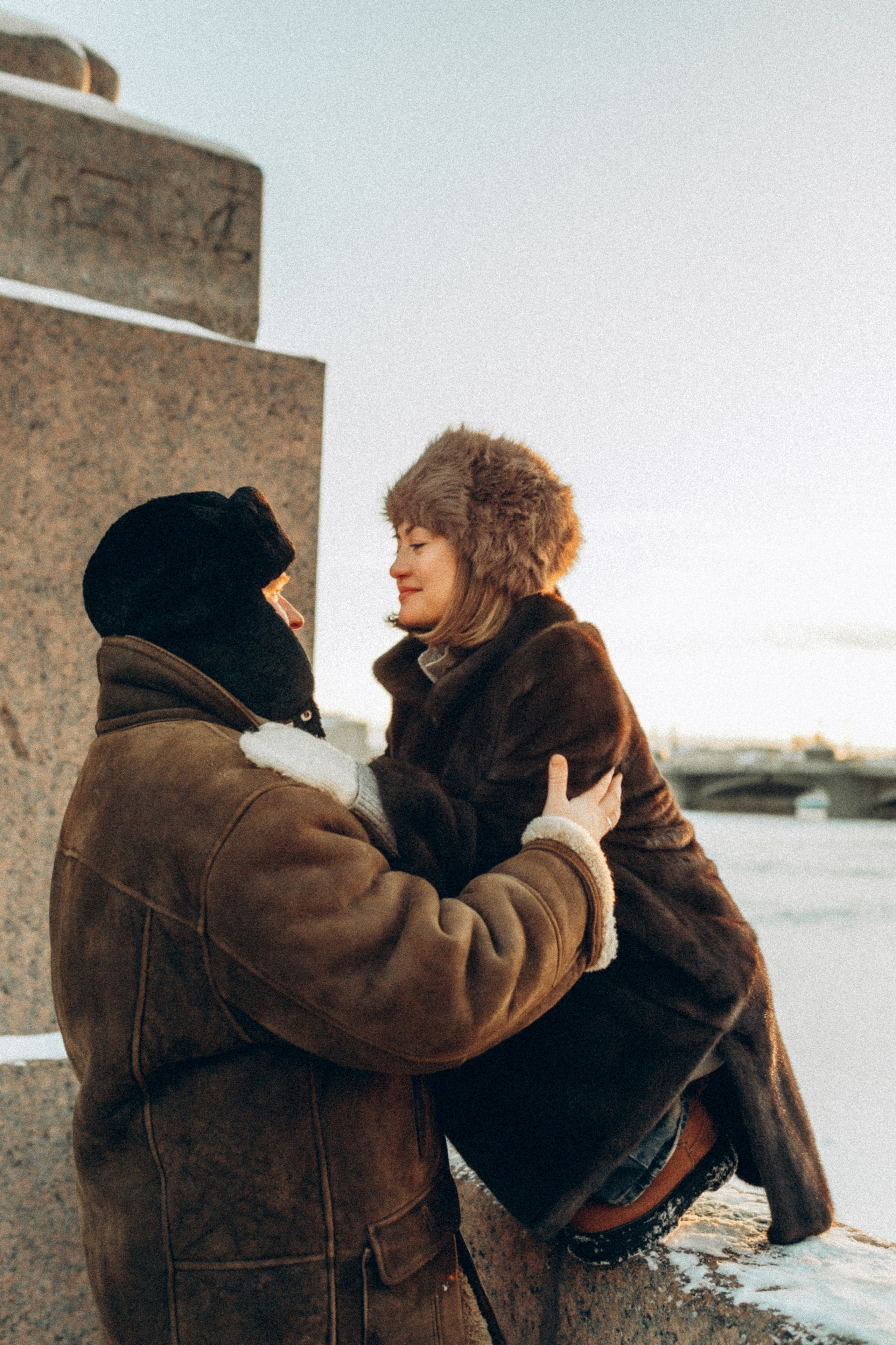 LoveStory зимняя. Фотограф Санкт-Петербург Князева Елизавета