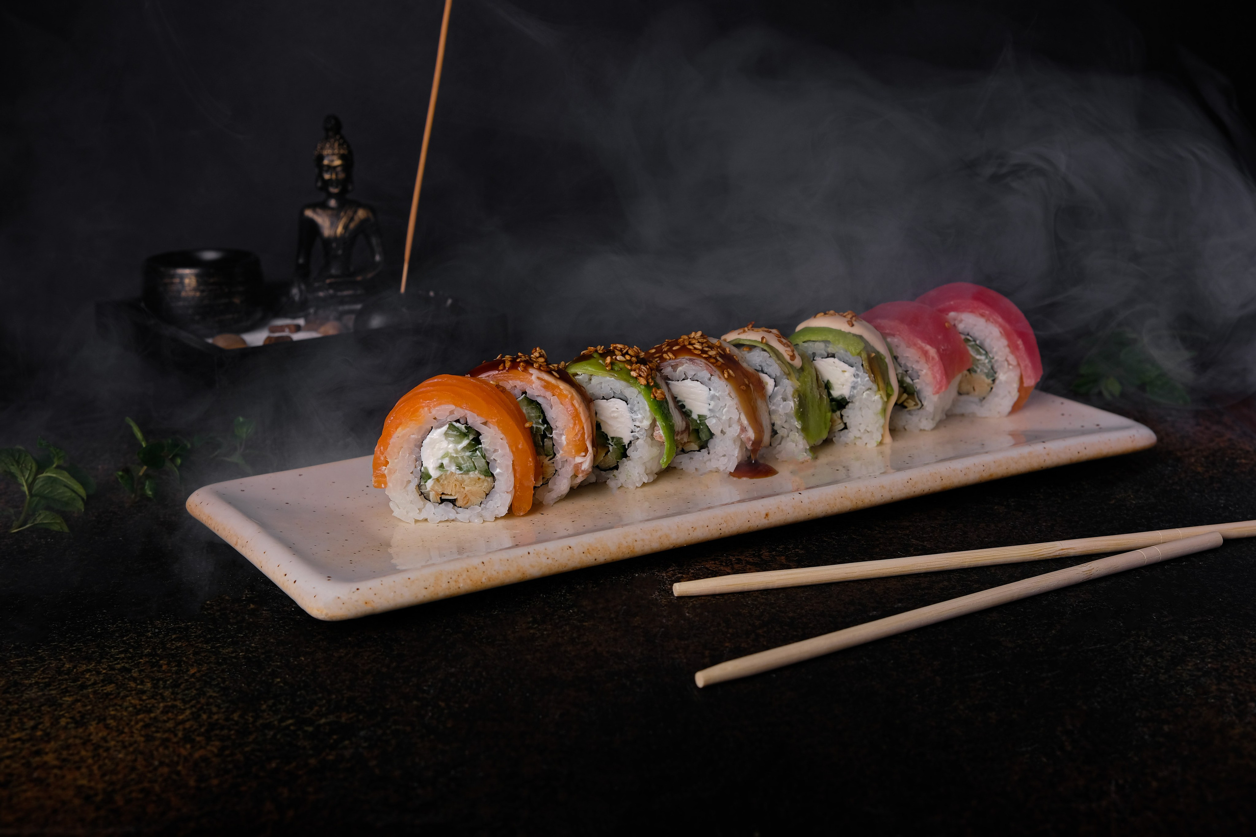 Panda sushi pizza. Предметный и фуд фотограф в Саратове Алина Кравец