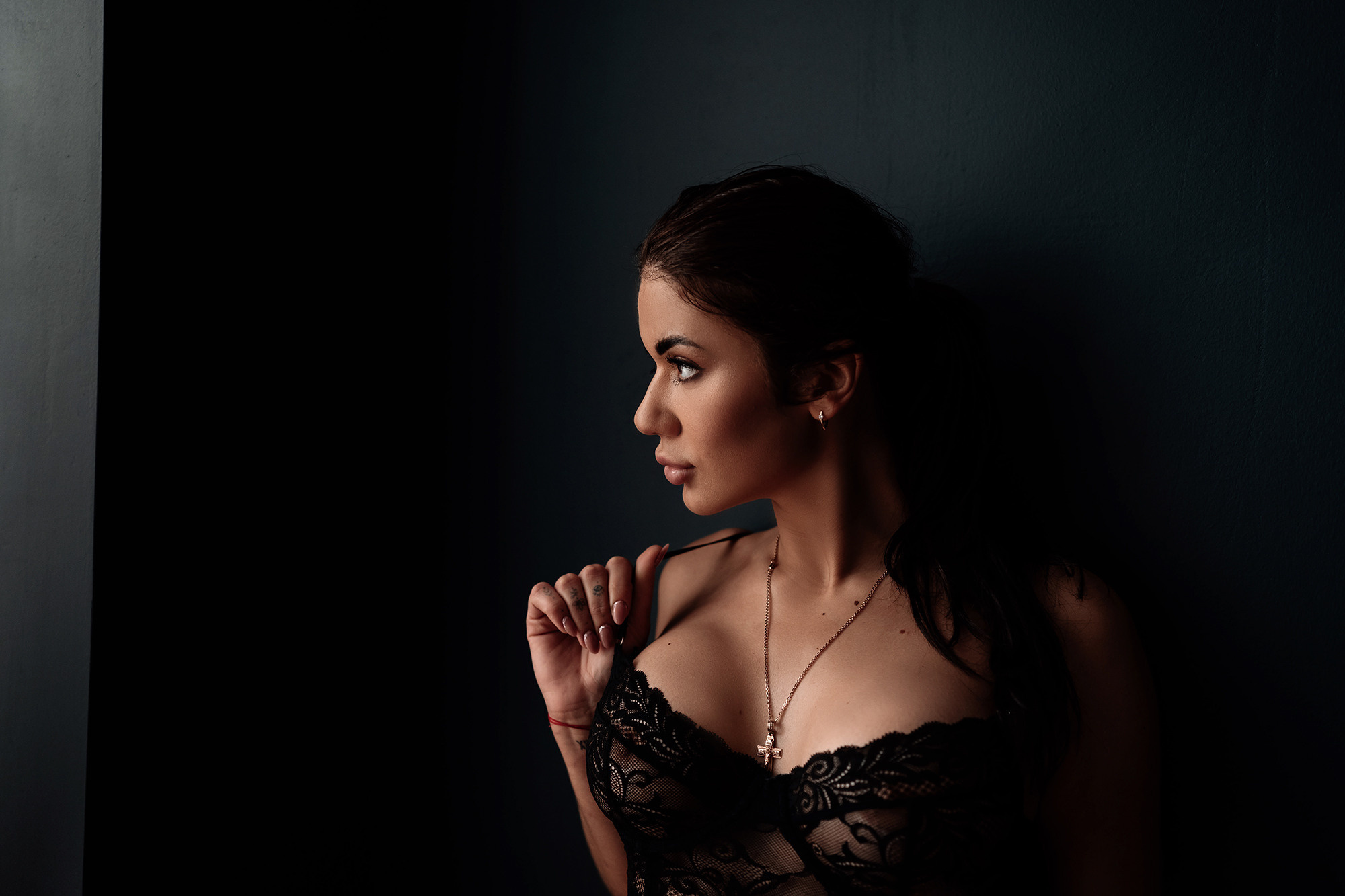 Женский студийный портрет. Профессиональный фотограф в Ярославле и Москве, Филинская Анастасия