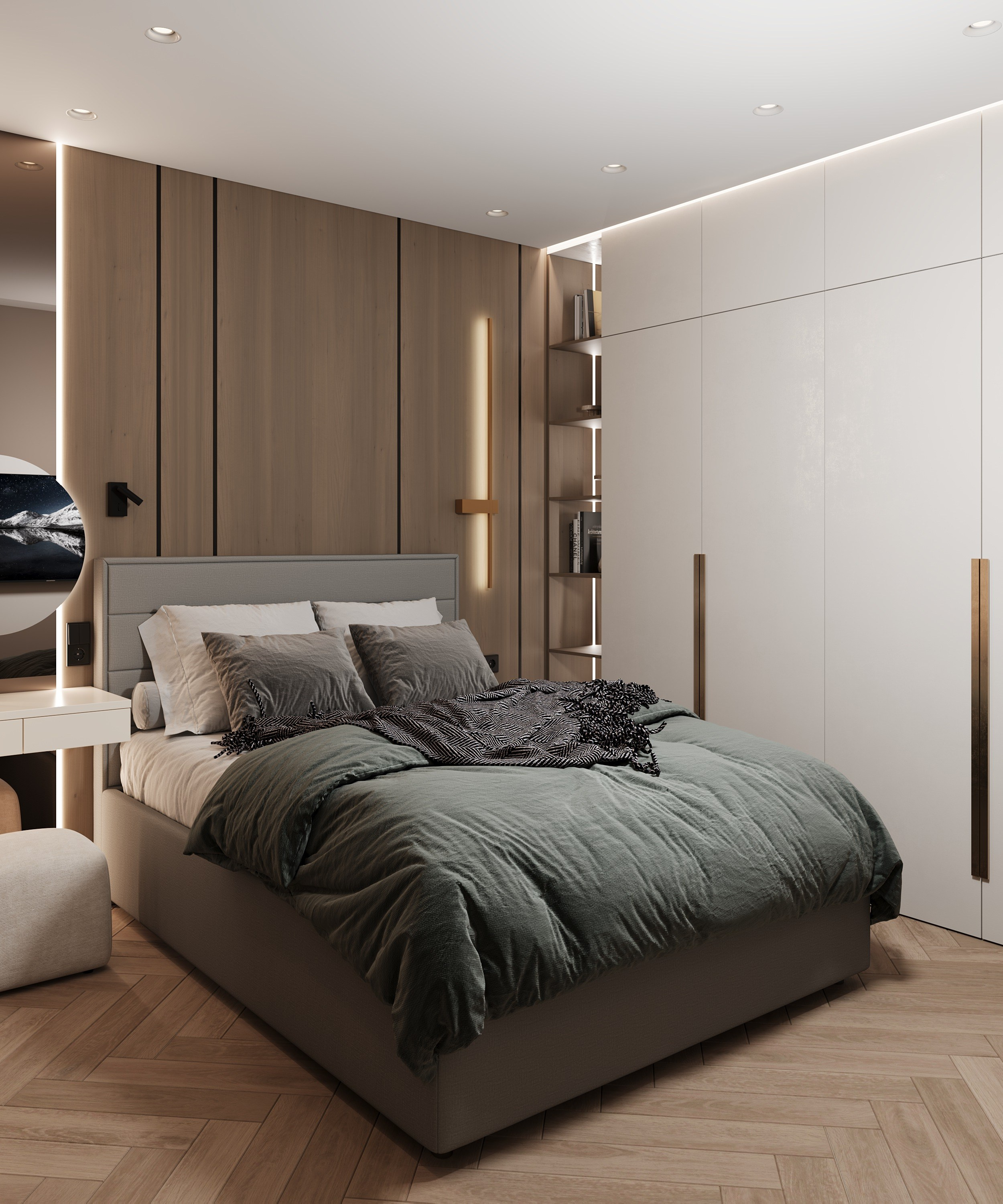 Квартира 55 м² г. Иркутск. ПРОЕКТИРОВАНИЕ ИНТЕРЬЕРОВ И АРХИТЕКТУРНЫХ РЕШЕНИЙ В СТУДИИ SHELOFAST DESIGN