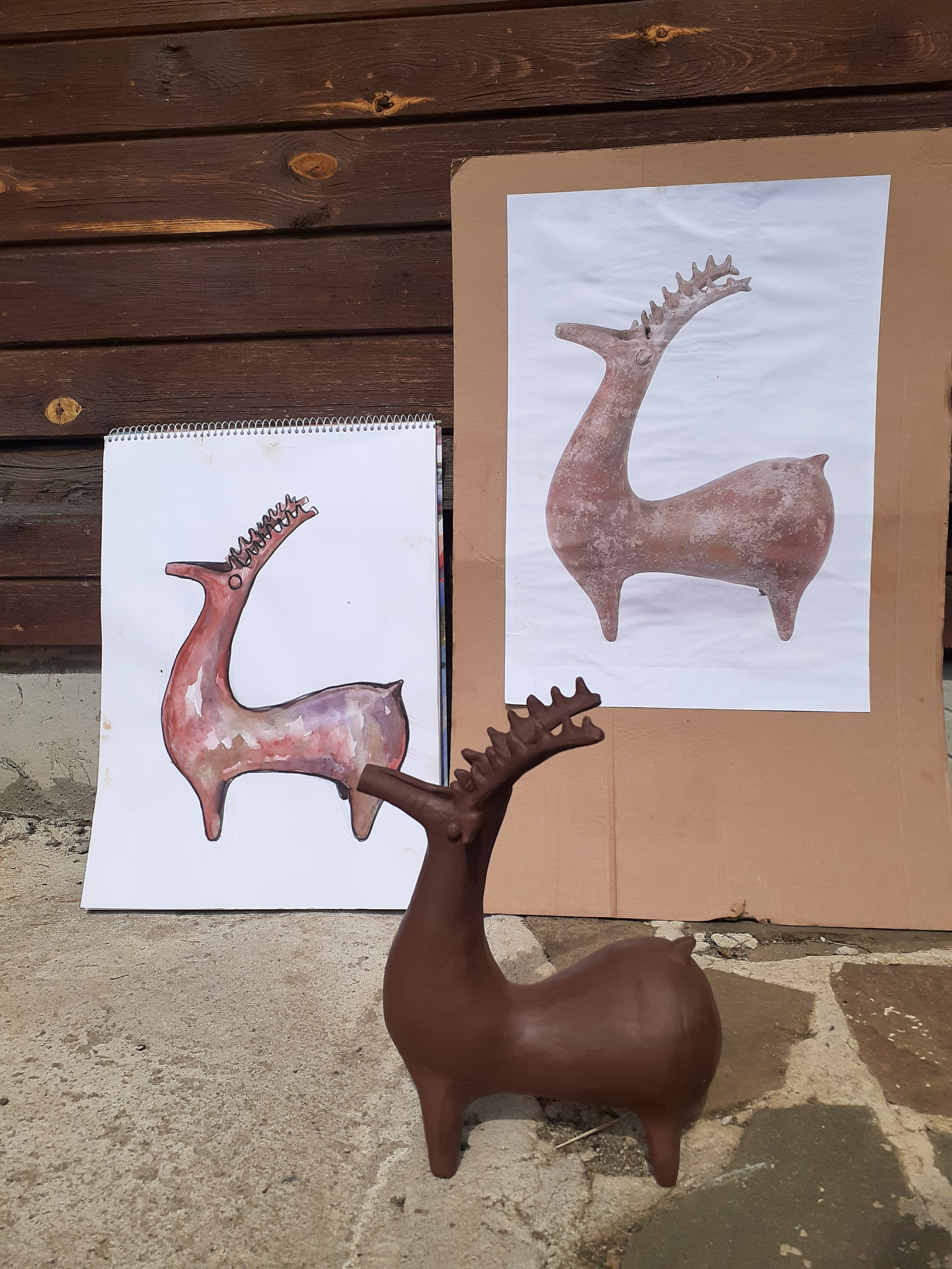 Что остается за кадром, или процесс работы керамиста. Керамика с историей. Елена Рогалёва