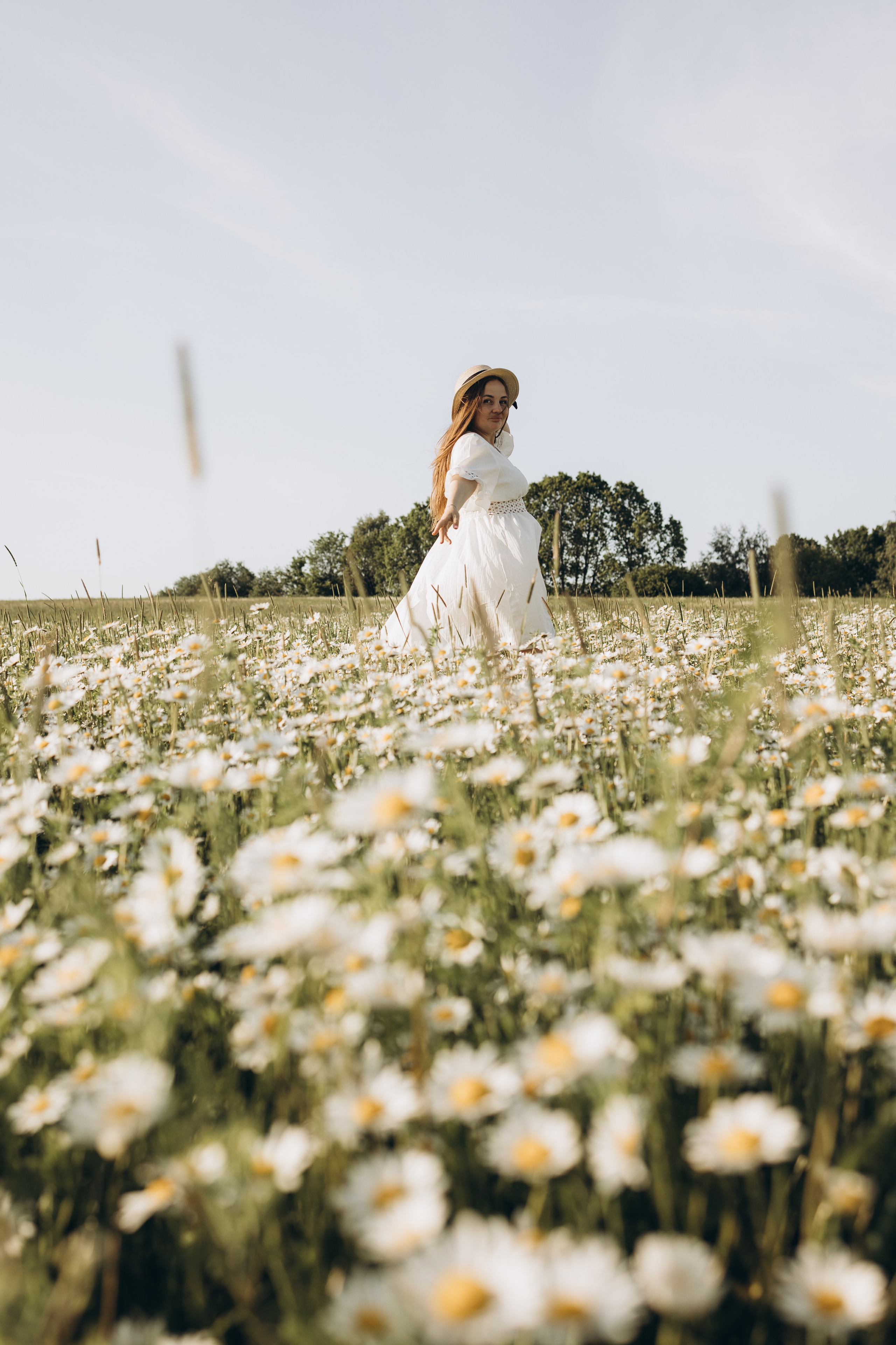 Маша и ромашки. Семейный фотограф в Москве Виктория Ястребинская