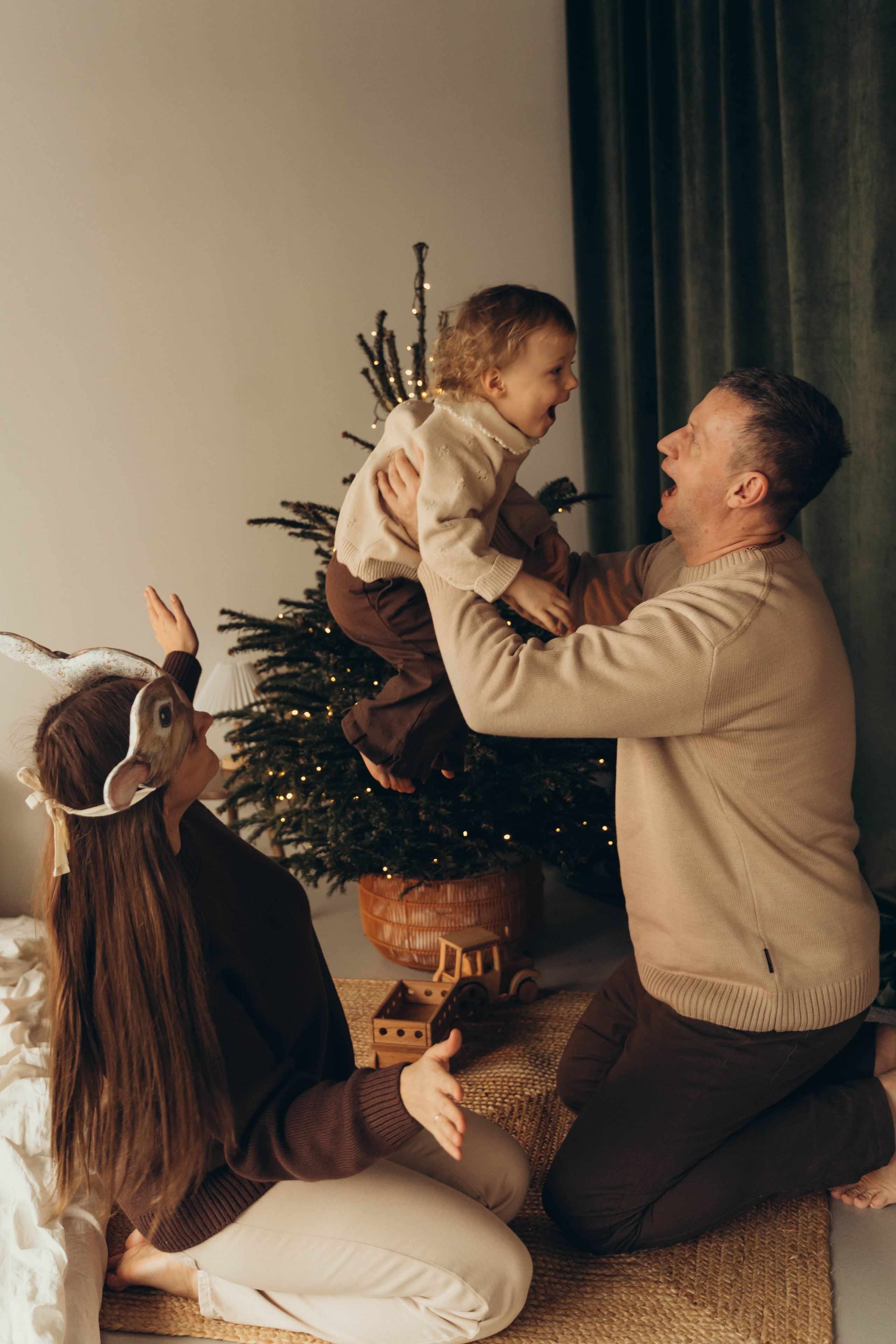 Екатерина, Николай и малышка Аня