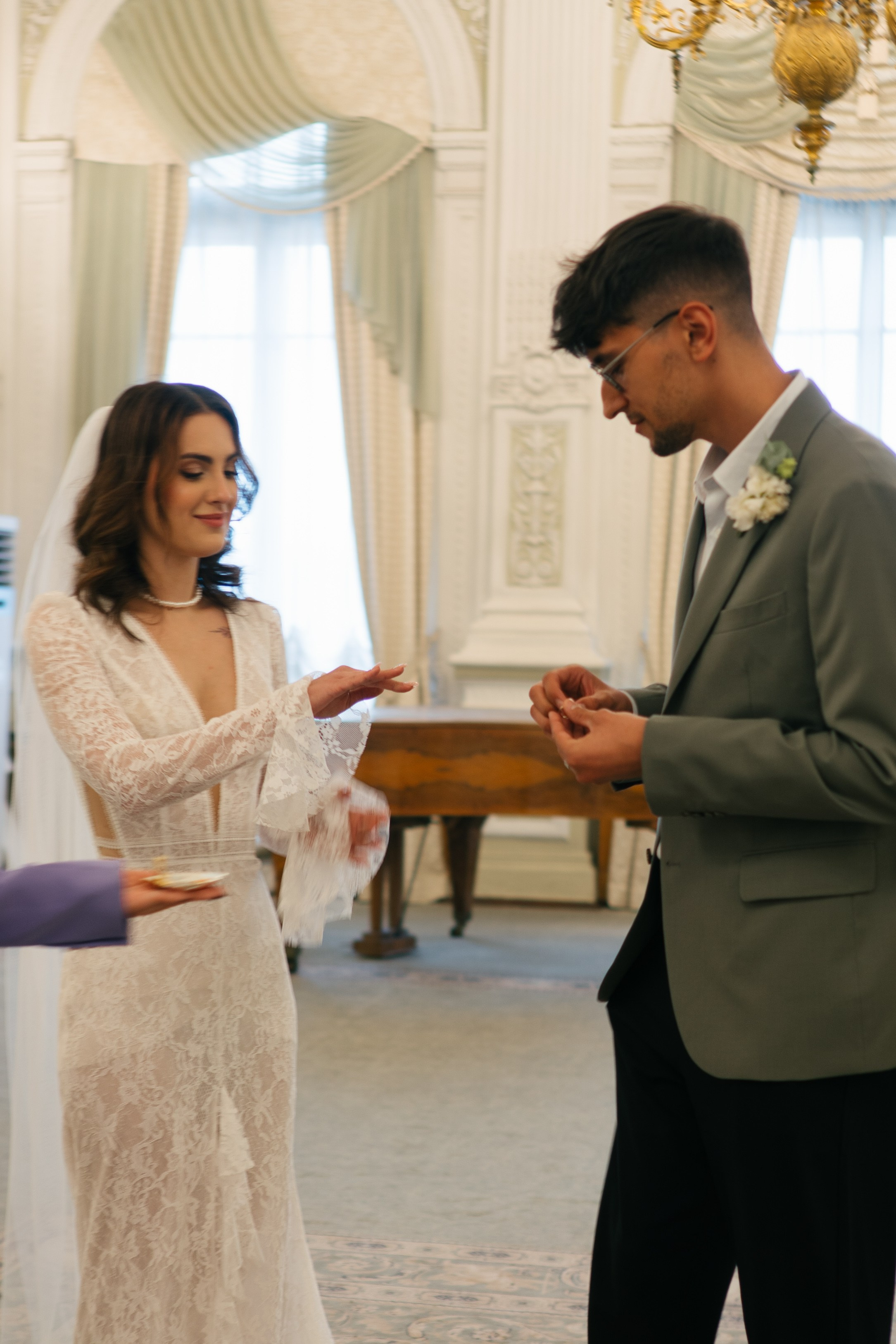 СВАДЕБНАЯ СЬЕМКА В ПЕРВОМ ДВОРЦЕ БРАКОСОЧЕТАНИЯ. Профессиональный фотограф, Санкт-Петербург — Виктория Богомолова