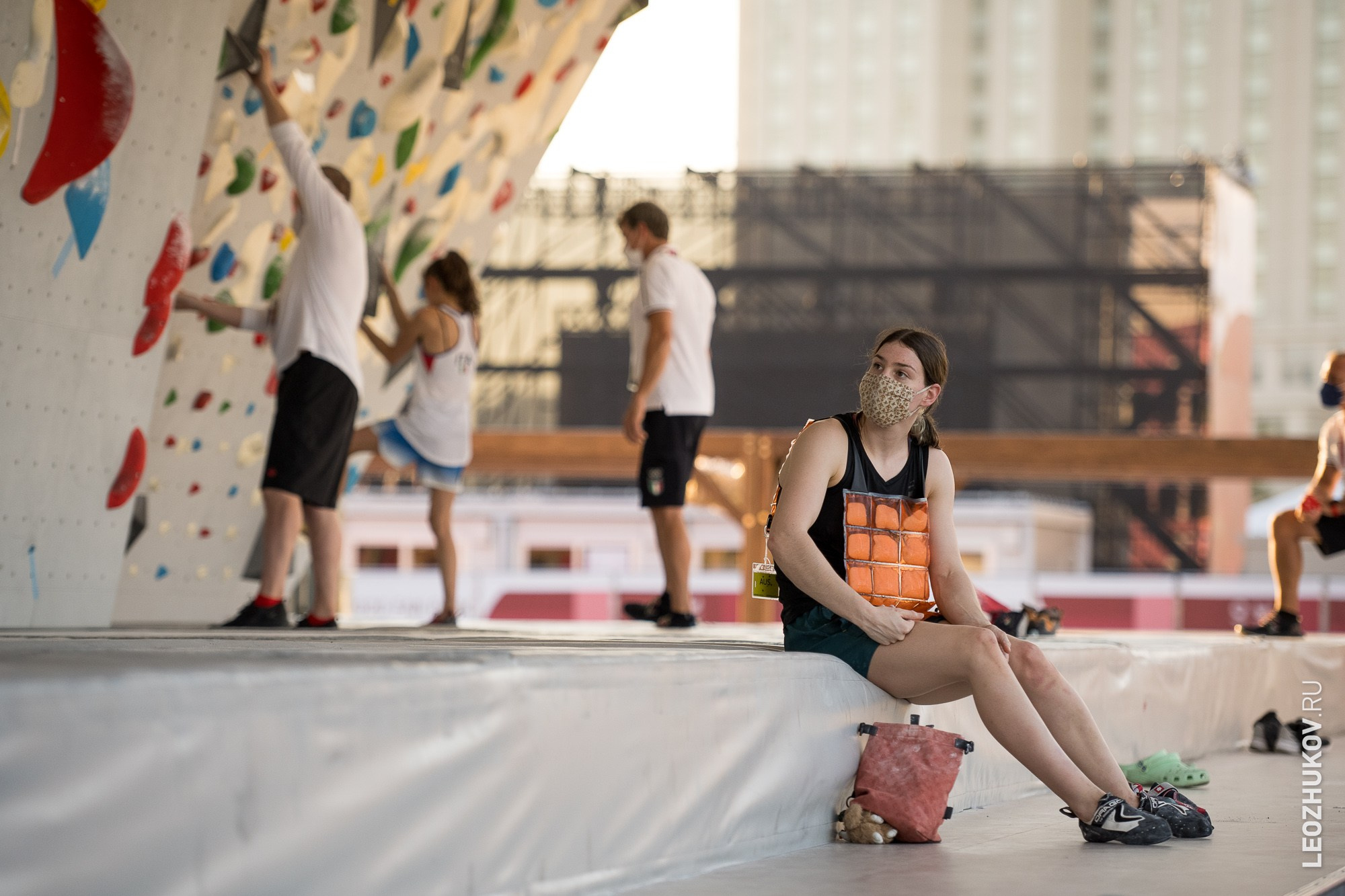 Tokyo-2020 Olympic games. Sports photographer Leonid Zhukov