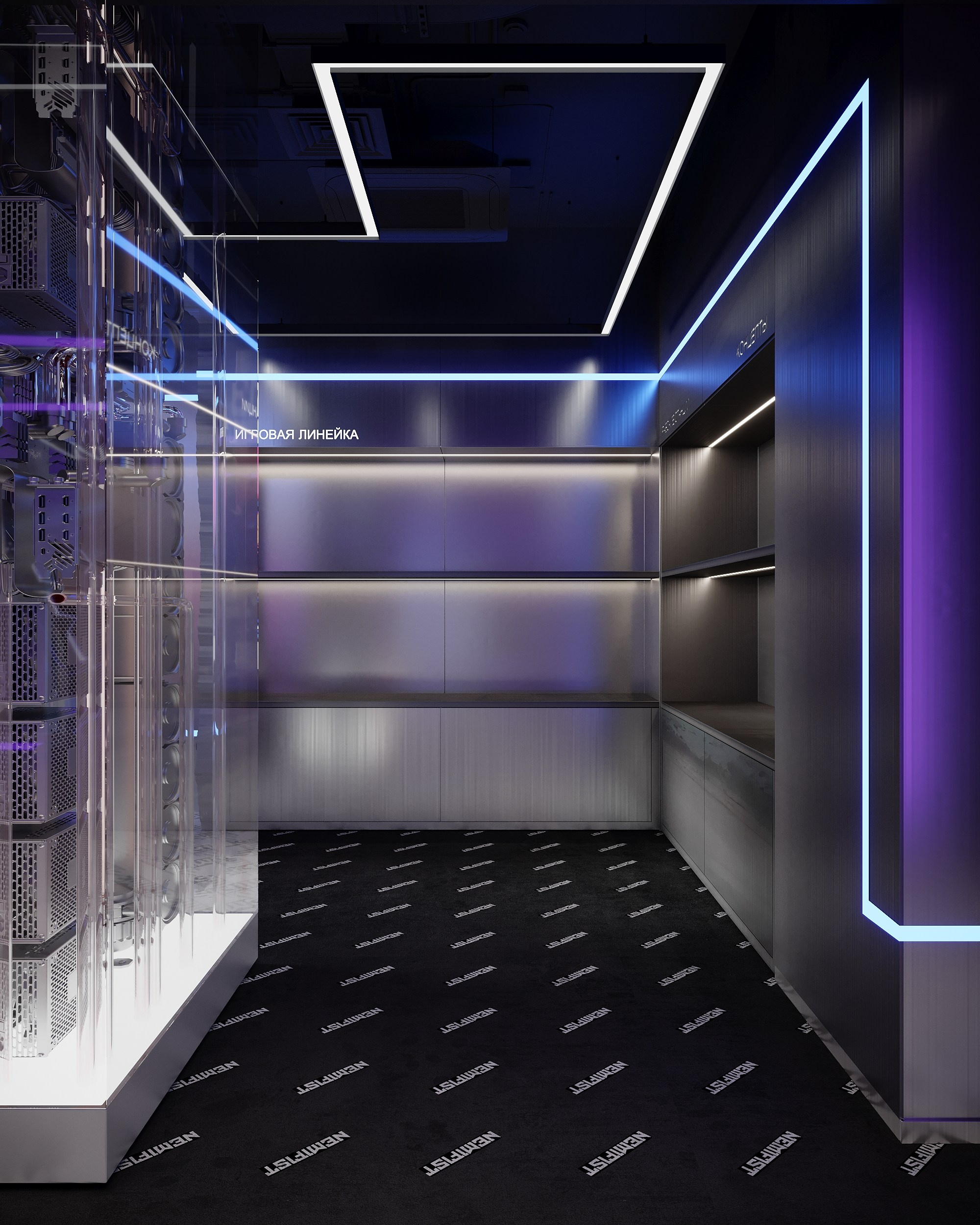 Дизайн интерьера компьютерного клуба. Дизайн интерьера Санкт-Петербург | Москва | Калининград