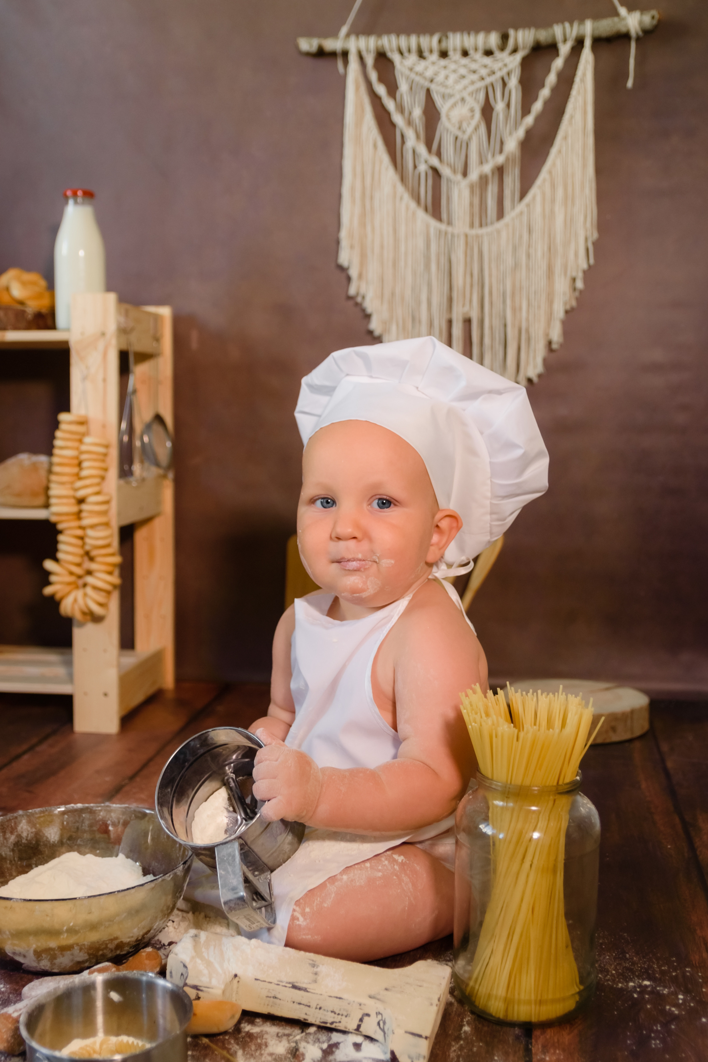 Детская фотосессия «Поваренок». Детский Фотограф |Фотограф на годик в Брянске Ирина Романова