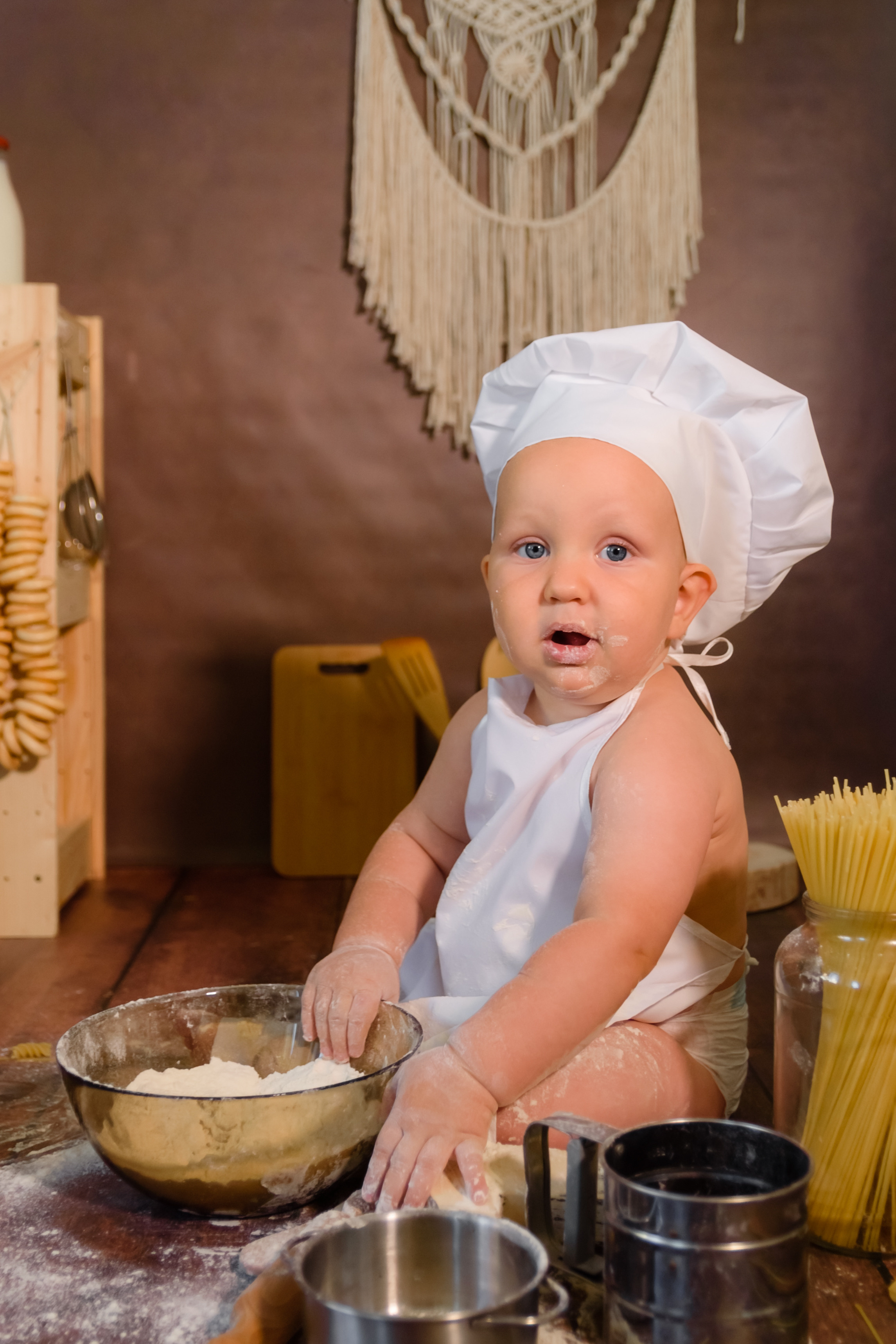 Детская фотосессия «Поваренок». Детский Фотограф |Фотограф на годик в Брянске Ирина Романова