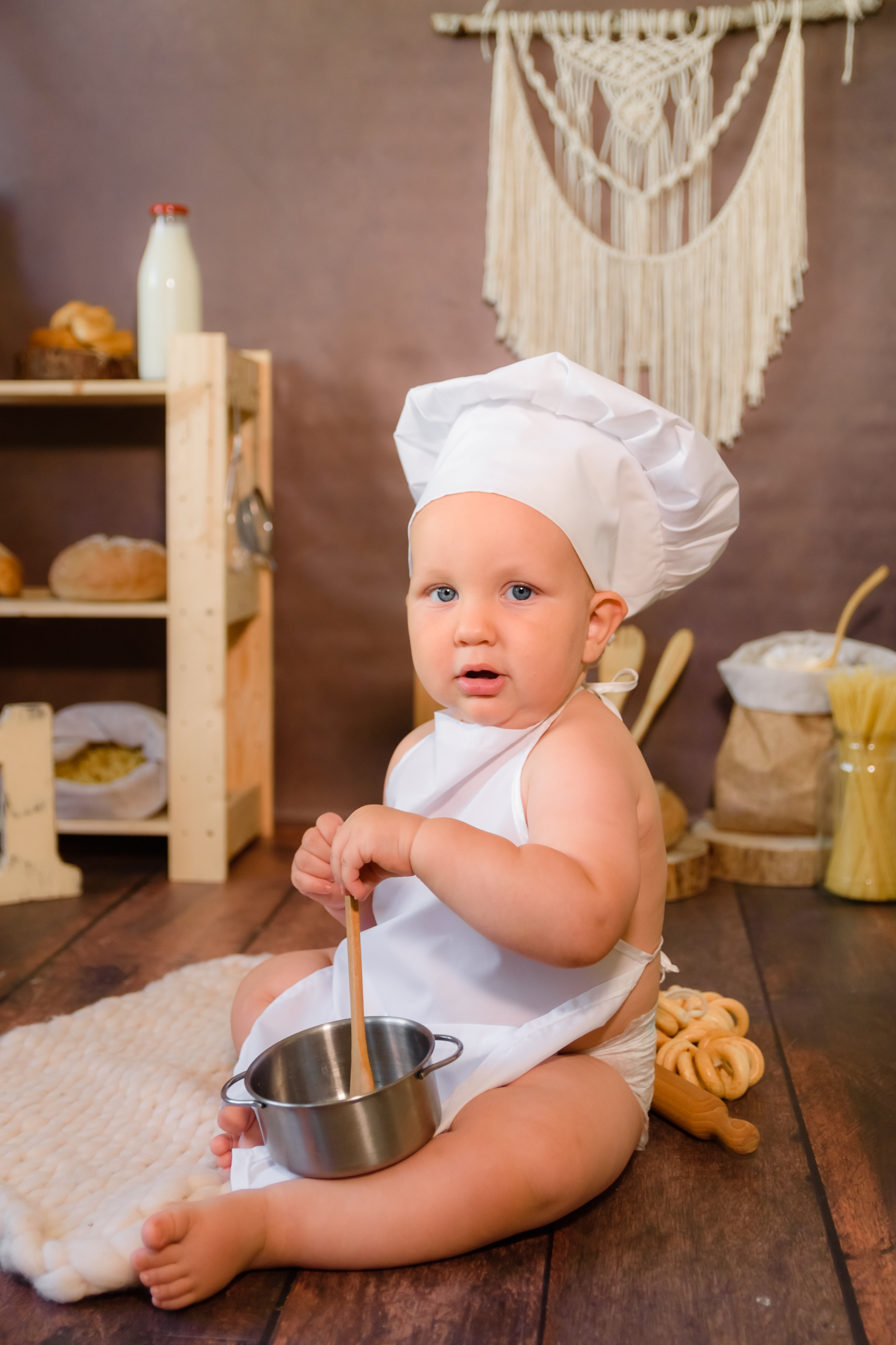 Детская фотосессия «Поваренок». Детский Фотограф |Фотограф на годик в Брянске Ирина Романова
