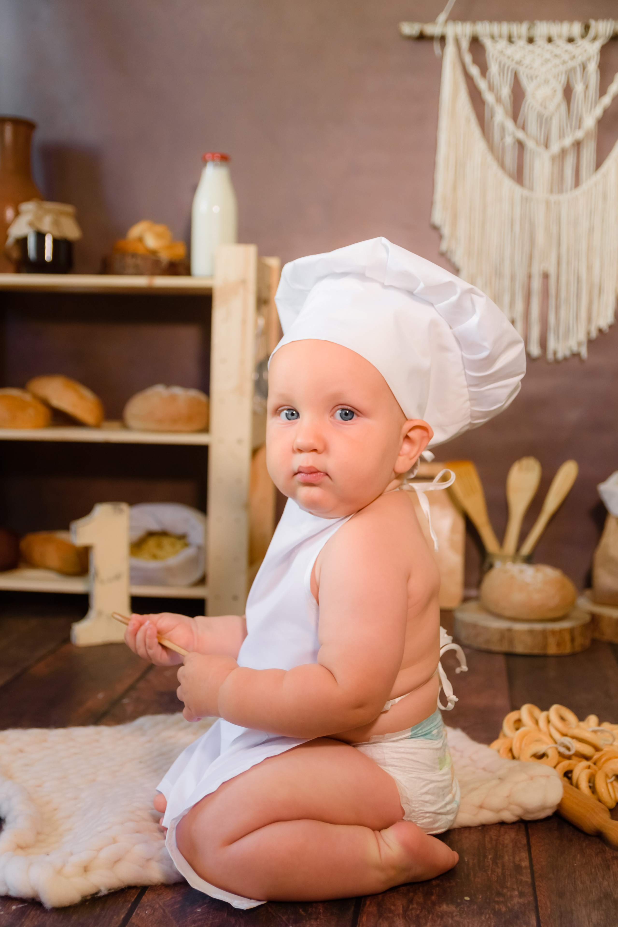 Детская фотосессия «Поваренок». Детский Фотограф |Фотограф на годик в Брянске Ирина Романова