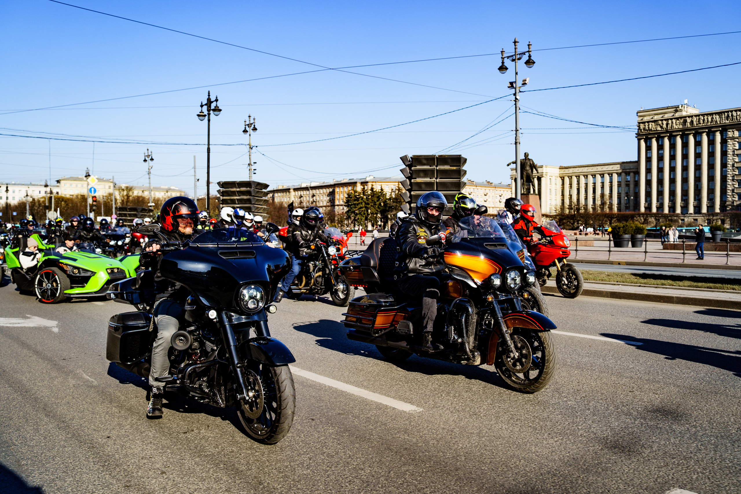 Прохват мотоклуба Norman Riders ч.1. Концертный и репортажный фотограф в Санкт-Петербурге Слава Пахомов