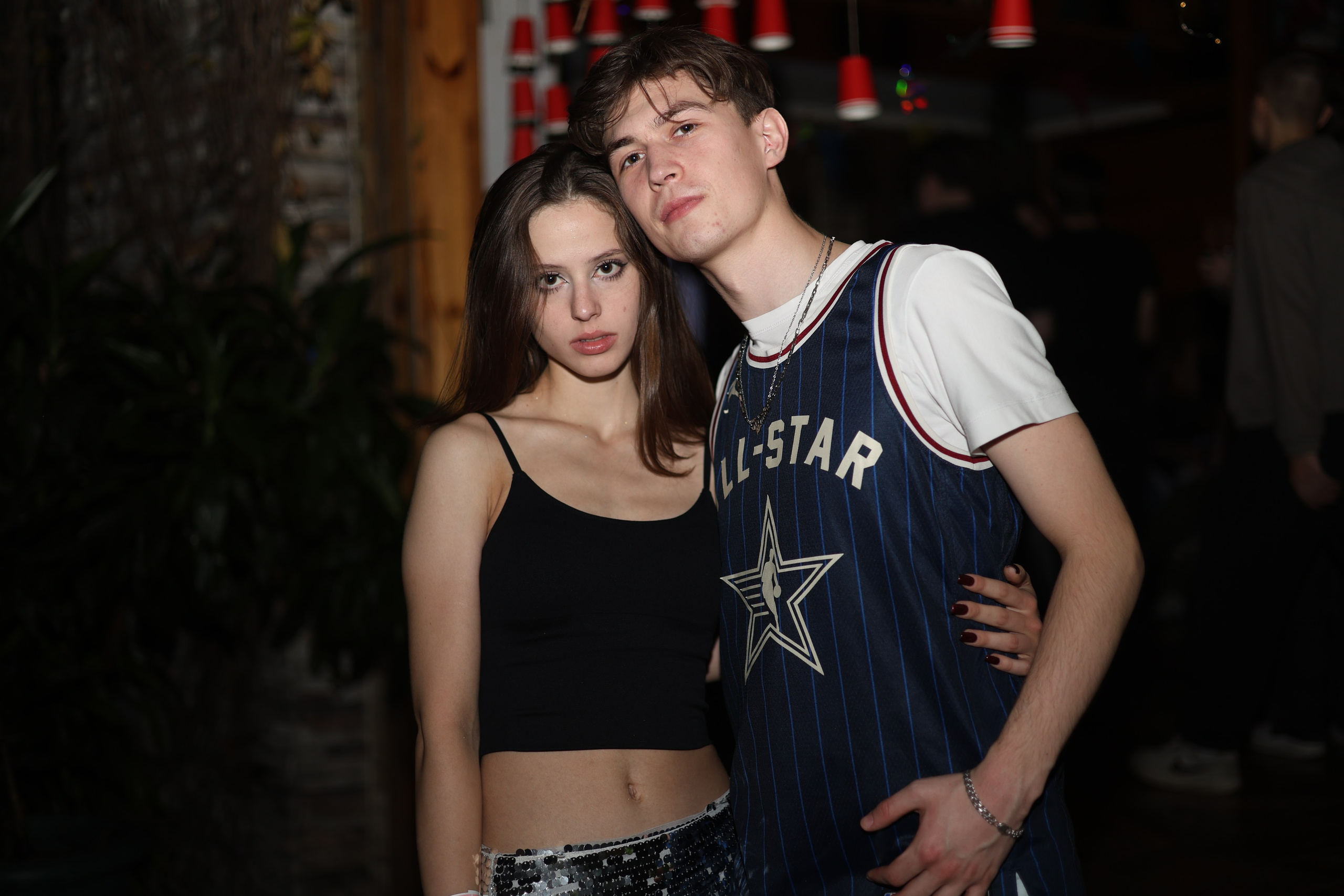 Student american-style party. Mintonov's Film Studio