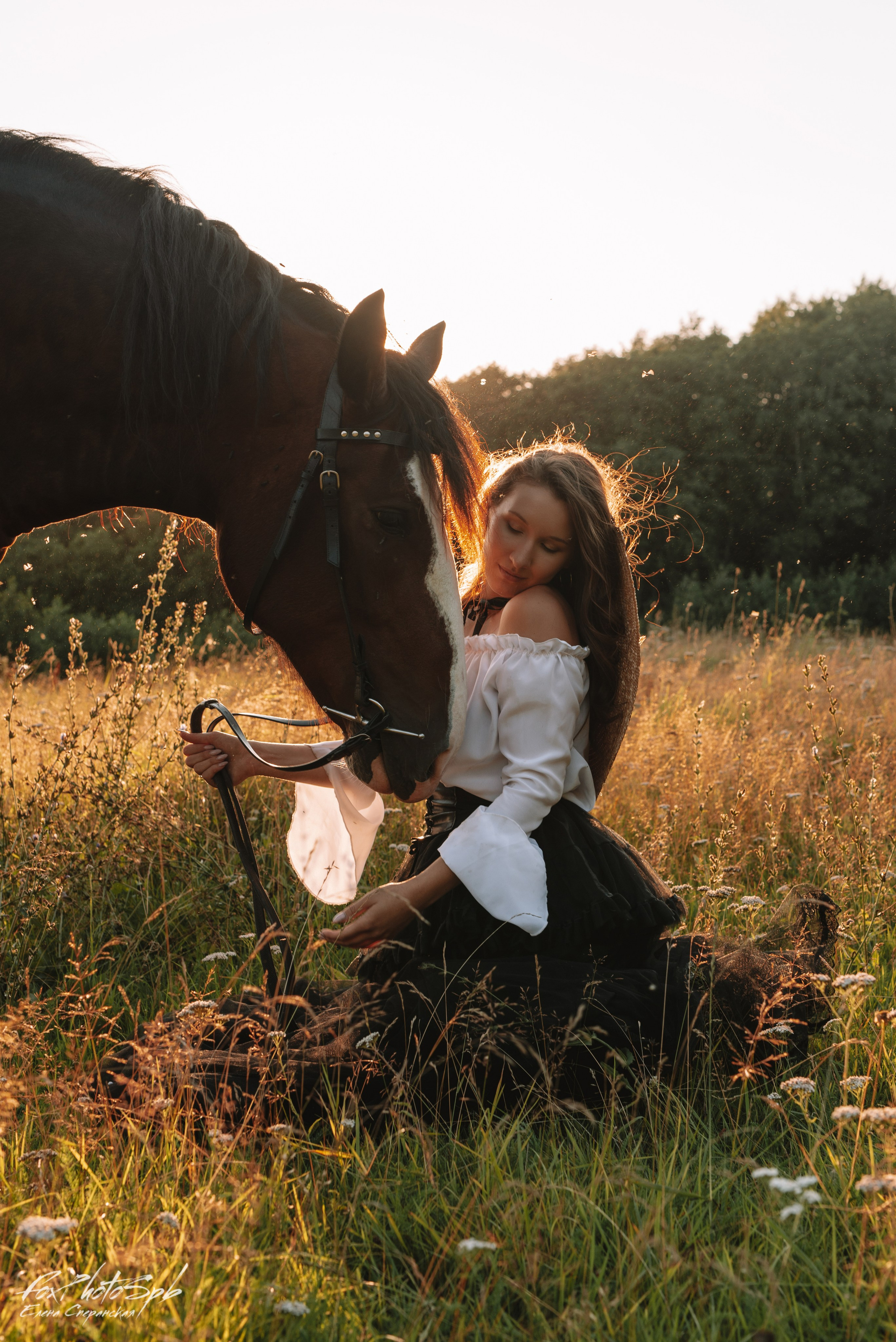 С лошадками. Фотограф в Санкт-Петербурге и Ленинградской области