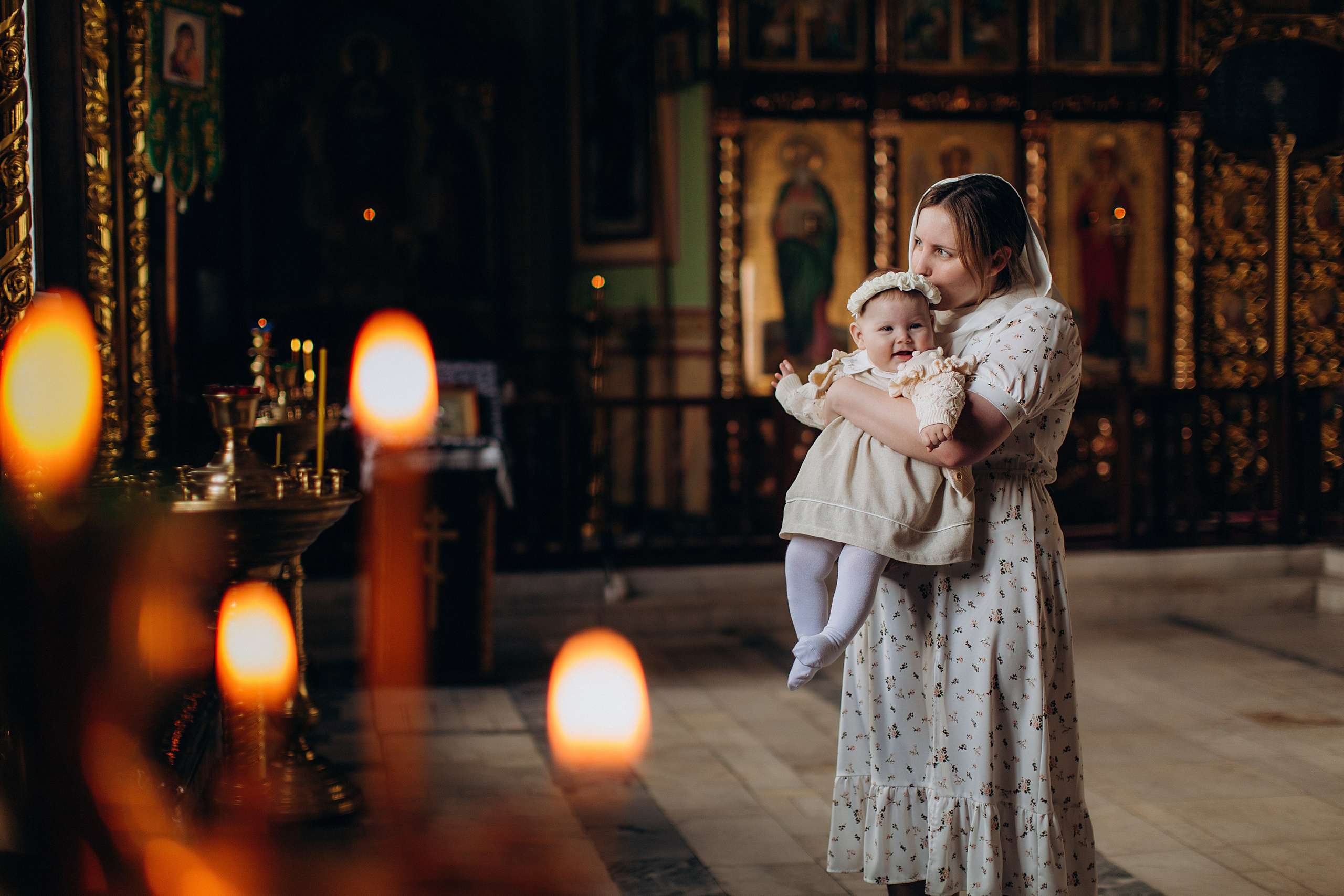 Таинство крещения. Фотограф Юлия Вяткина. Краснодар