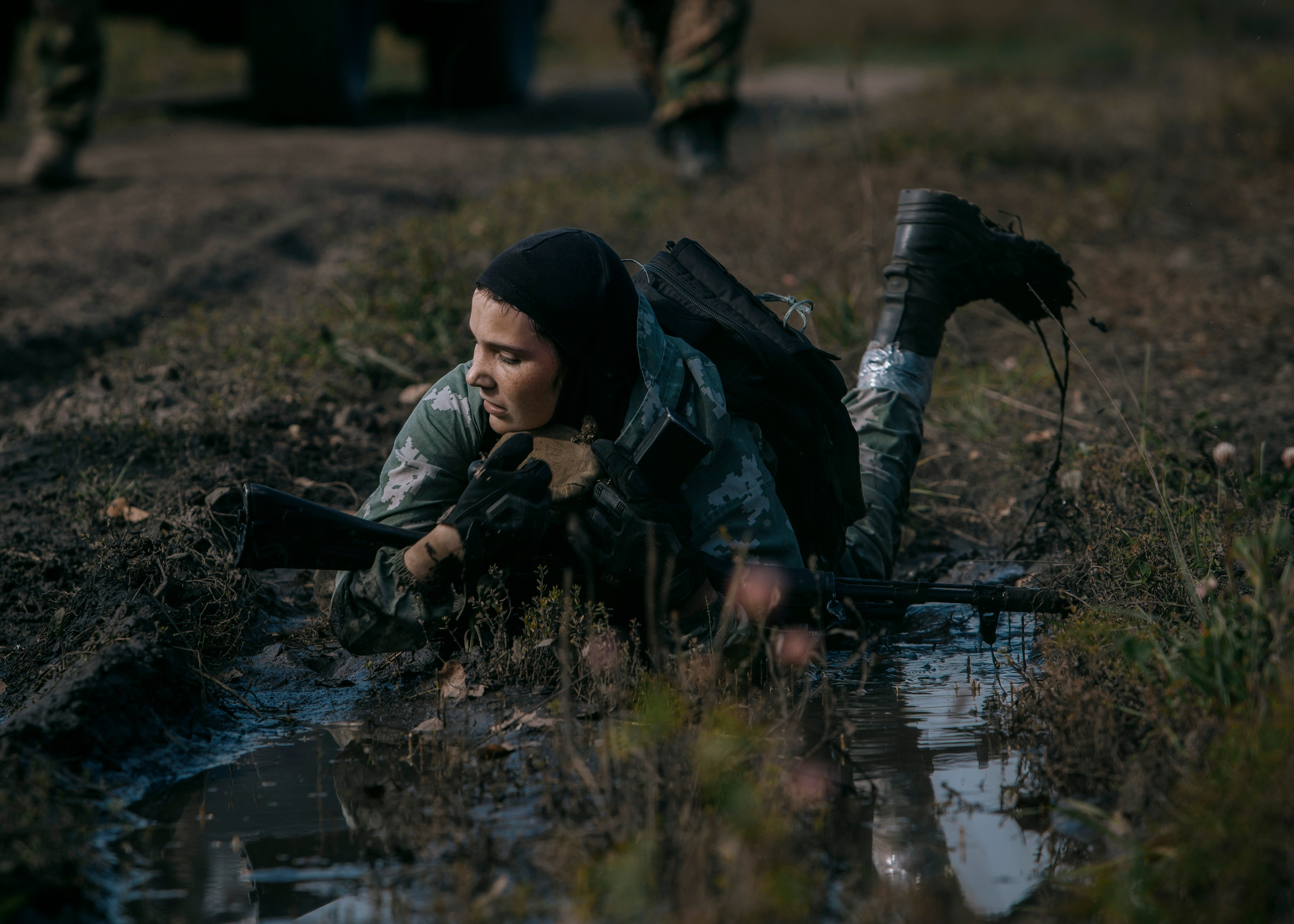 Квалификационные испытания. Сдача на шеврон «Боевая Единица». Портретный фотограф в Москве Дарья Цезария
