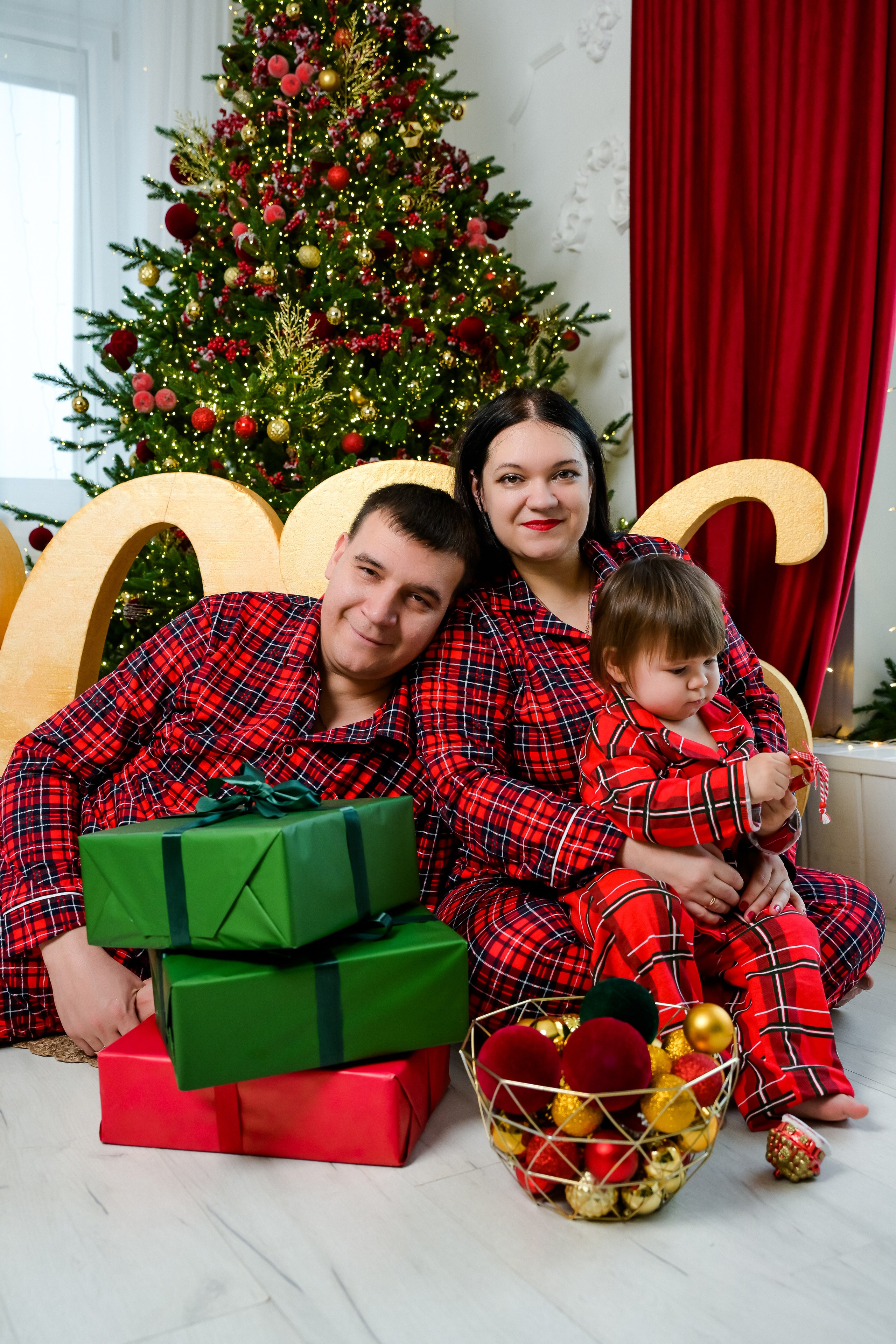 Семья Татьяна, Анатолий и Ксюшенька