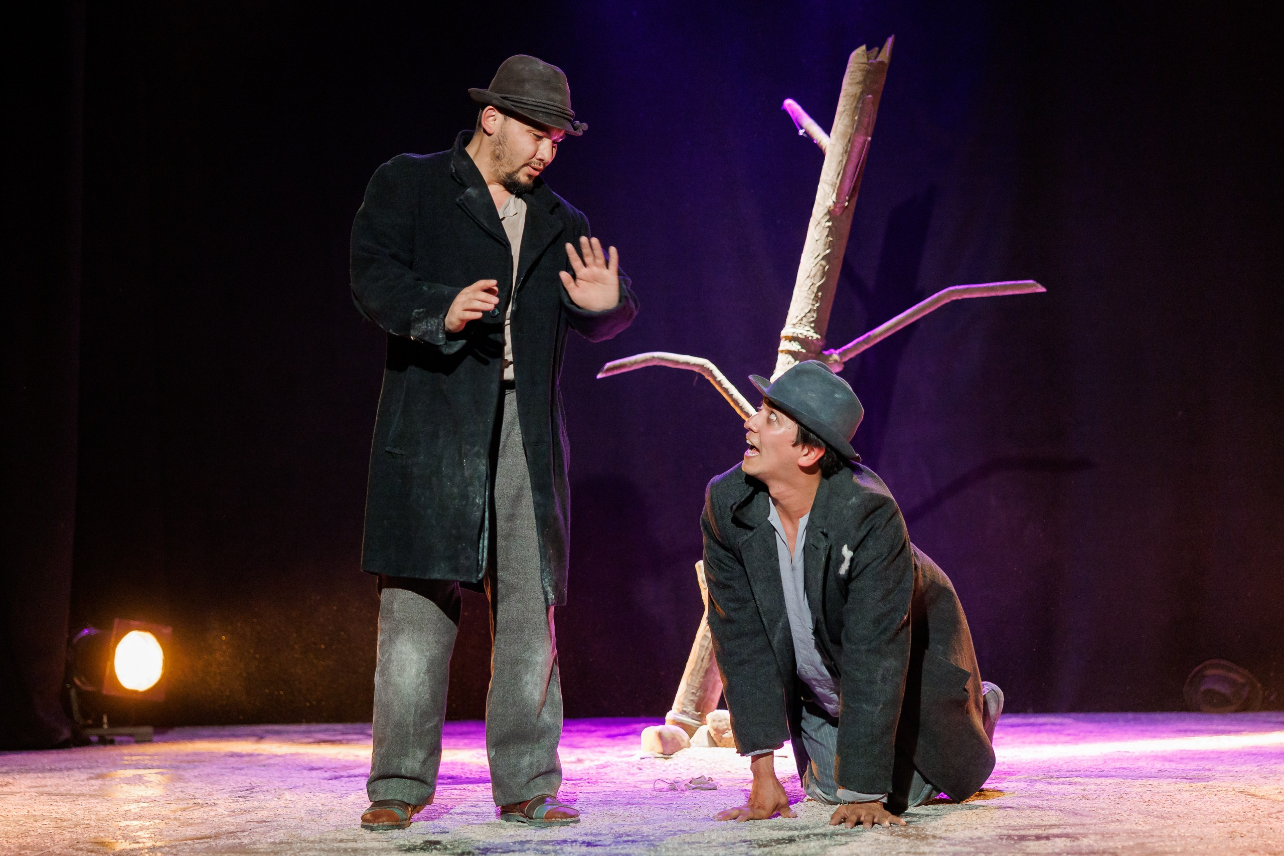 Спектакль «В ожидании Годо» от театра Д. Лица в СПб. Фотограф в Санкт-Петербурге — Сергей Петров