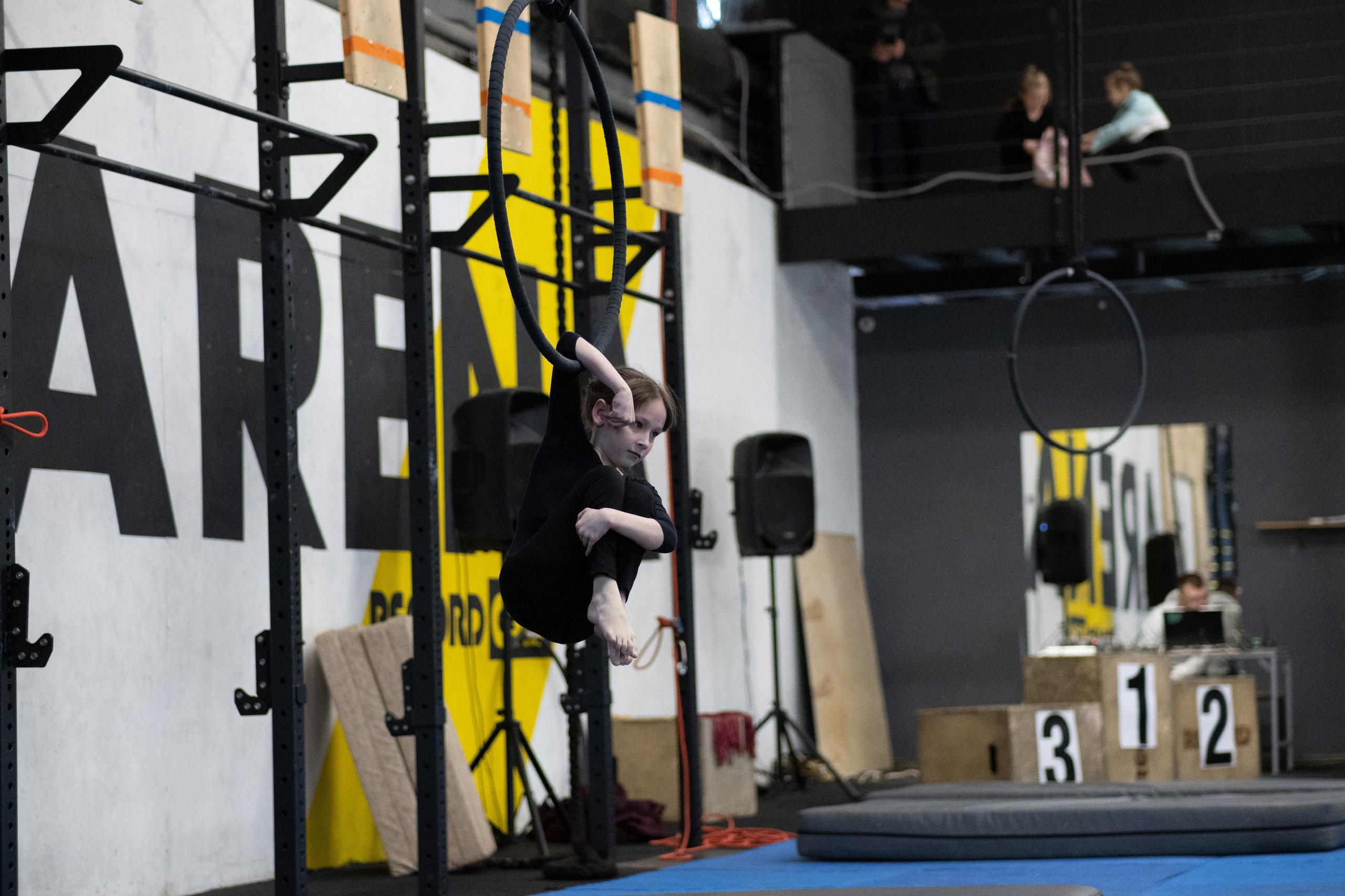 Внутриклубные соревнования по воздушной гимнастике 02.04.23