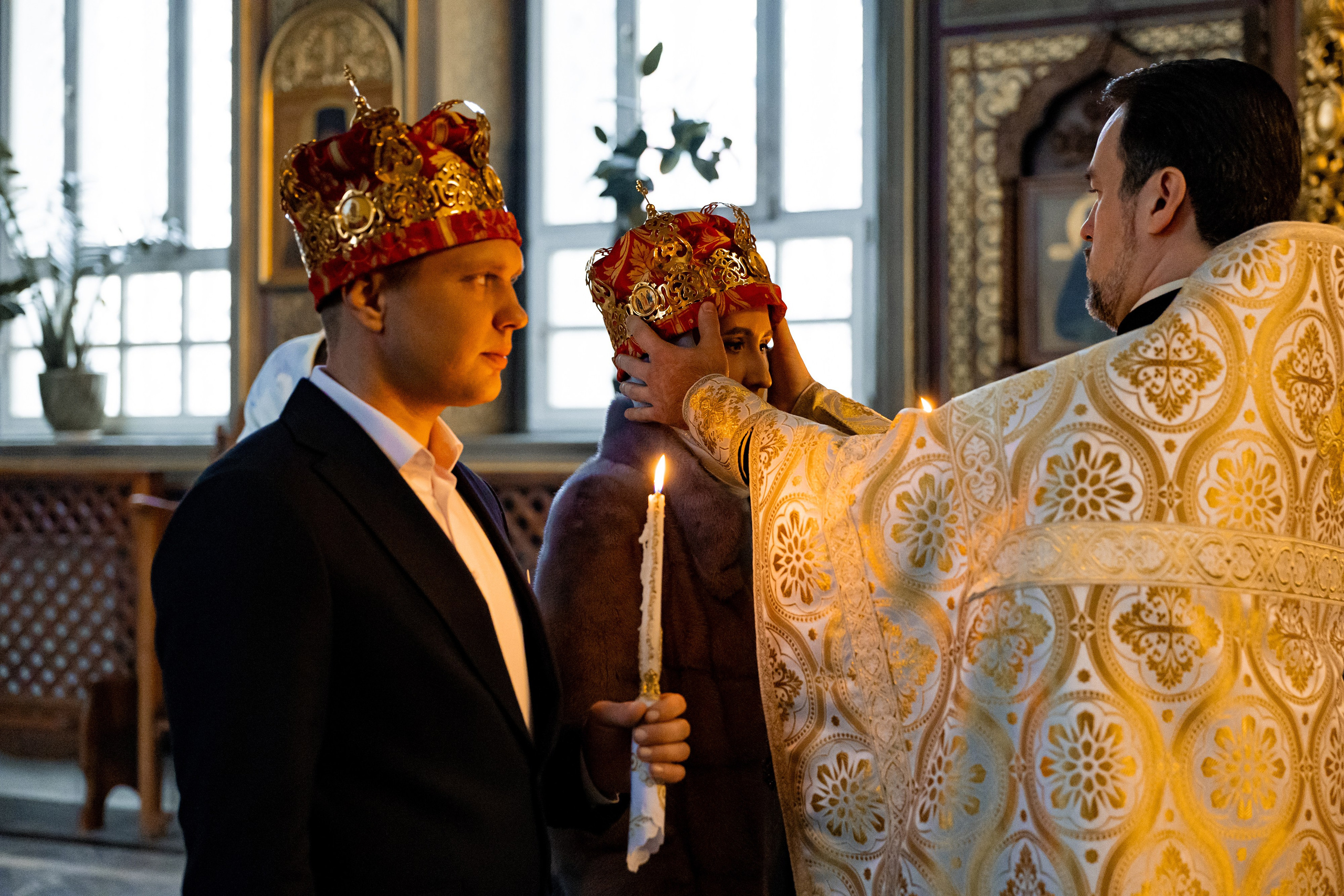 Венчание в Преображенском соборе. Фотограф Белгород