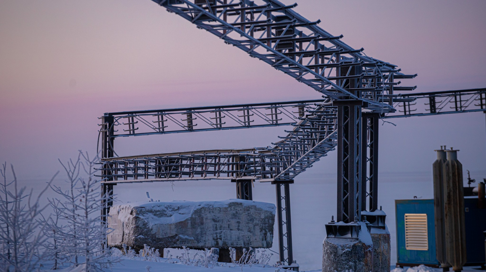 Дудинка -45 С. Фотограф Эдуард Алмадаков