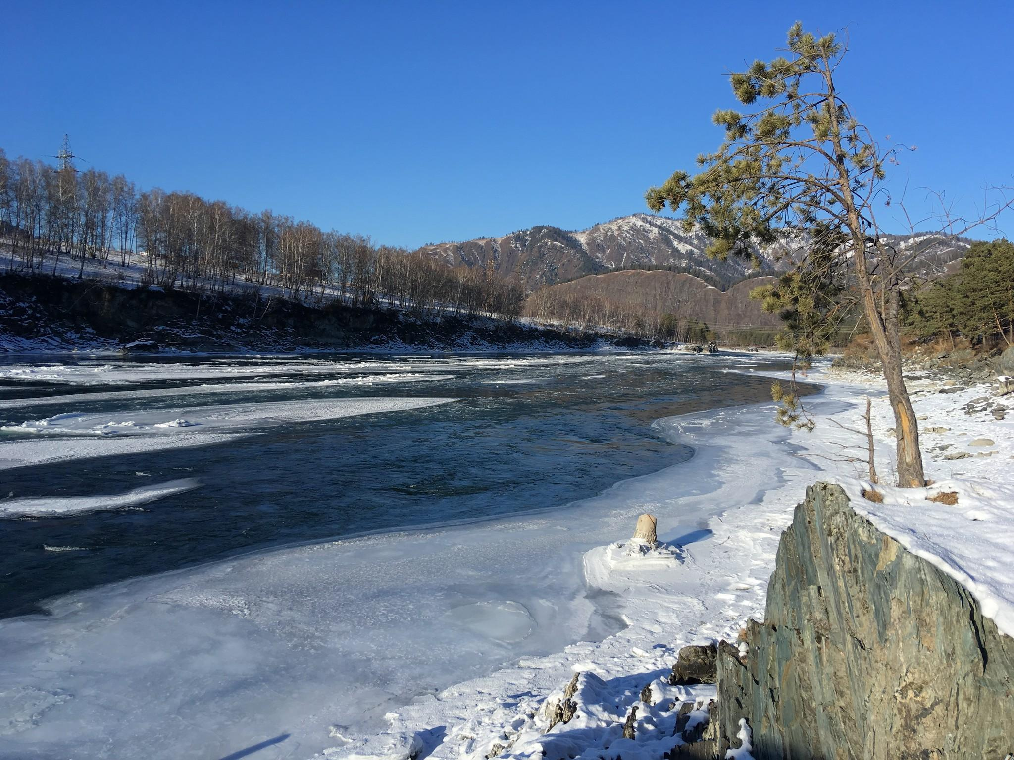 Катунь глубокой осенью