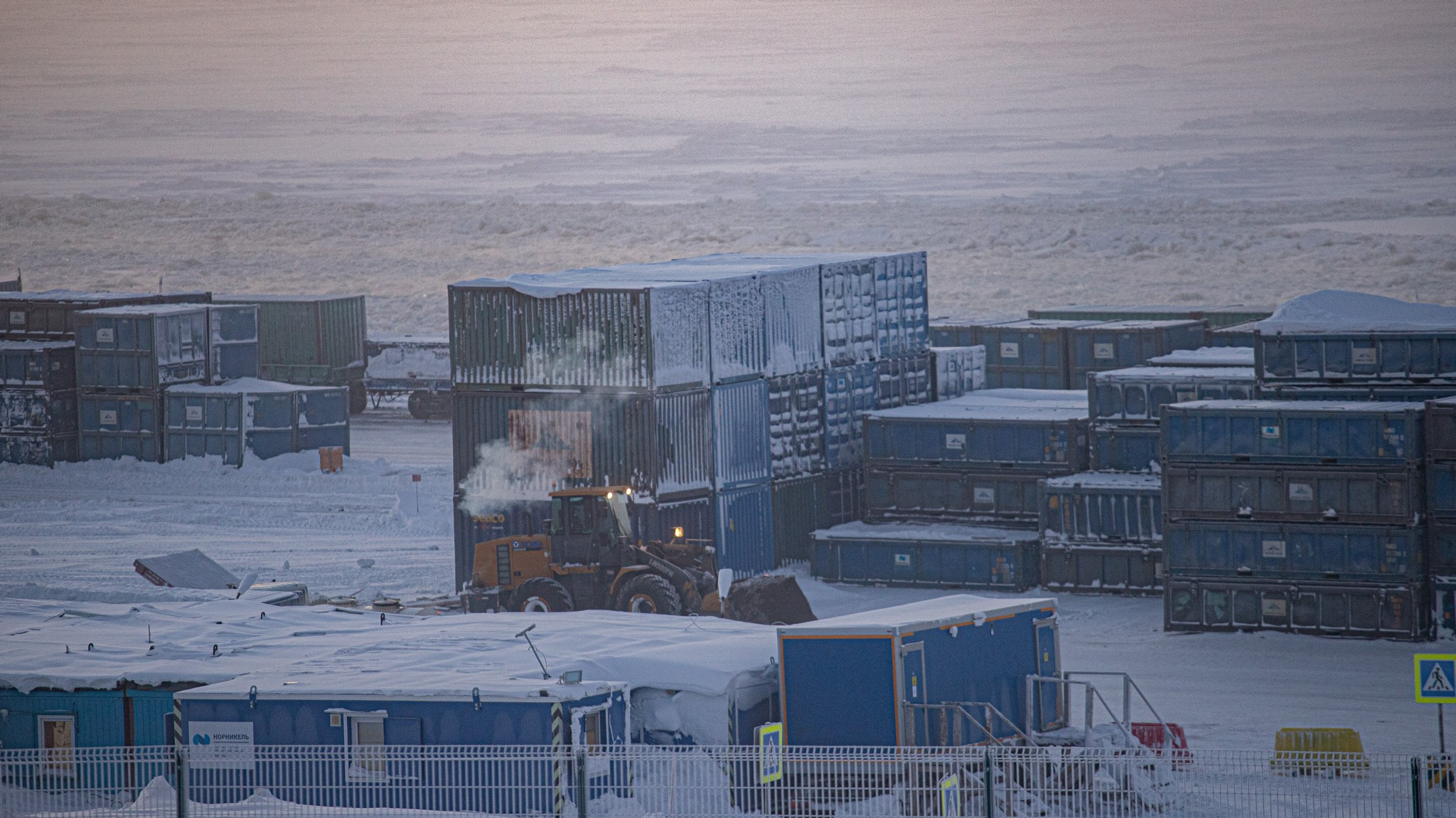 Дудинка -45 С. Фотограф Эдуард Алмадаков